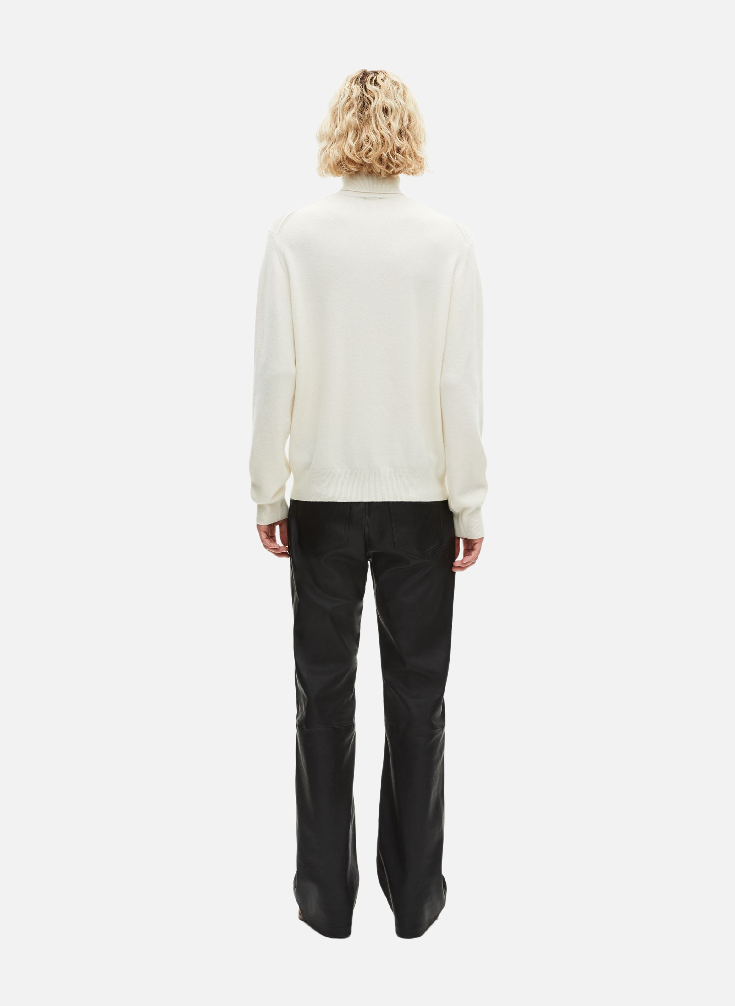 Cashmere polo neck sweater THE KOOPLES Beige