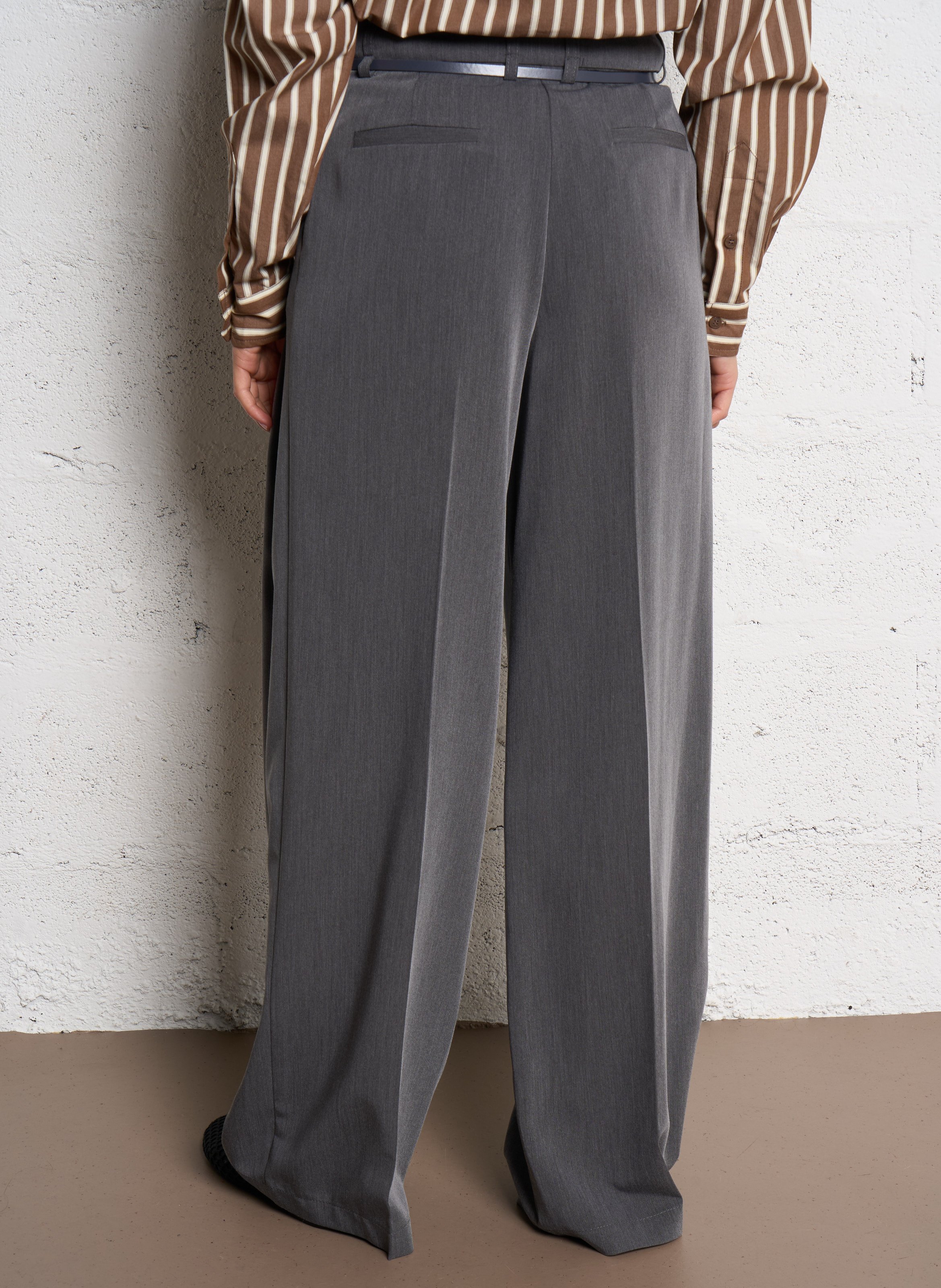 Pantalon palazzo IMPERIAL Gris