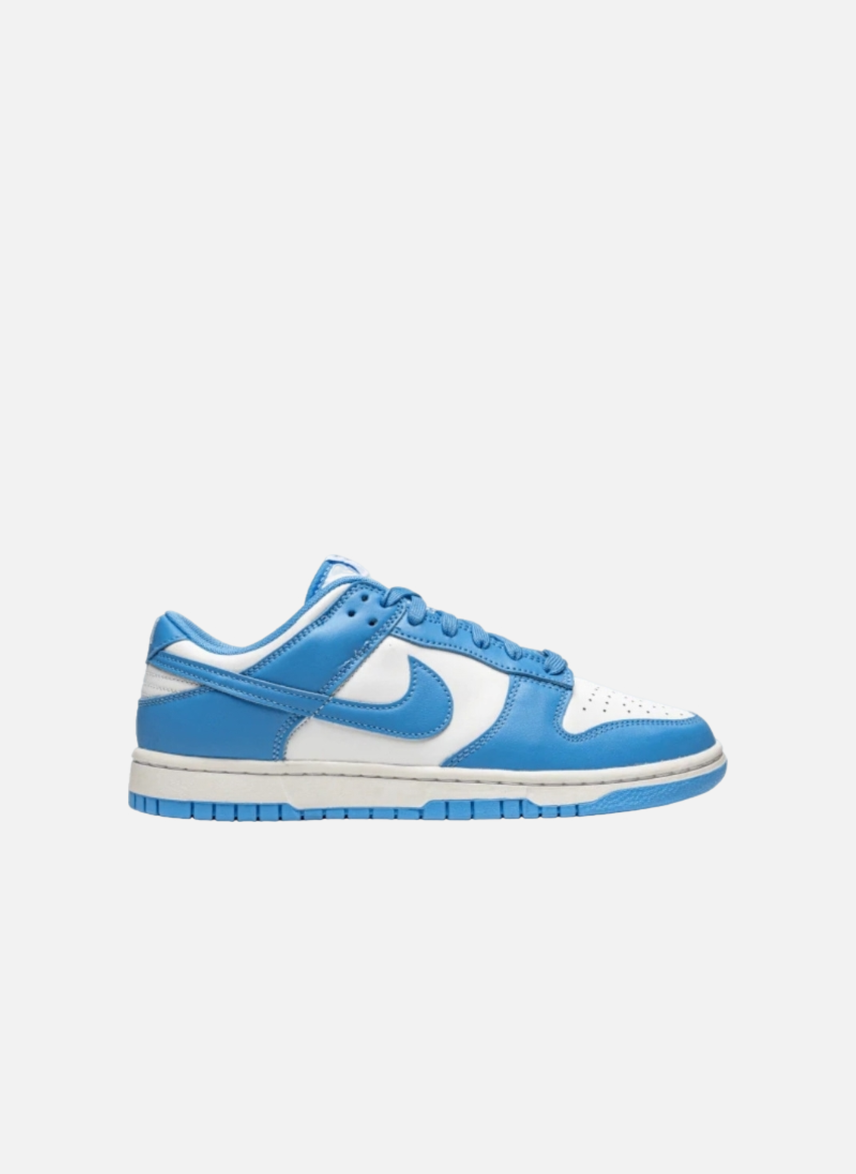 Leather low-top sneakers NIKE Blue