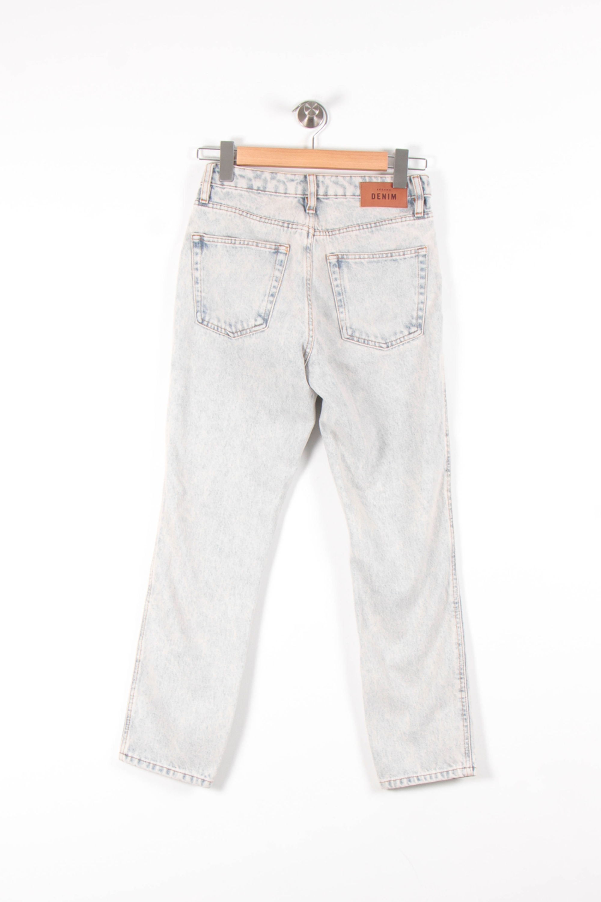 Cropped slim jeans with studs SEZANE - Seconde main Blue