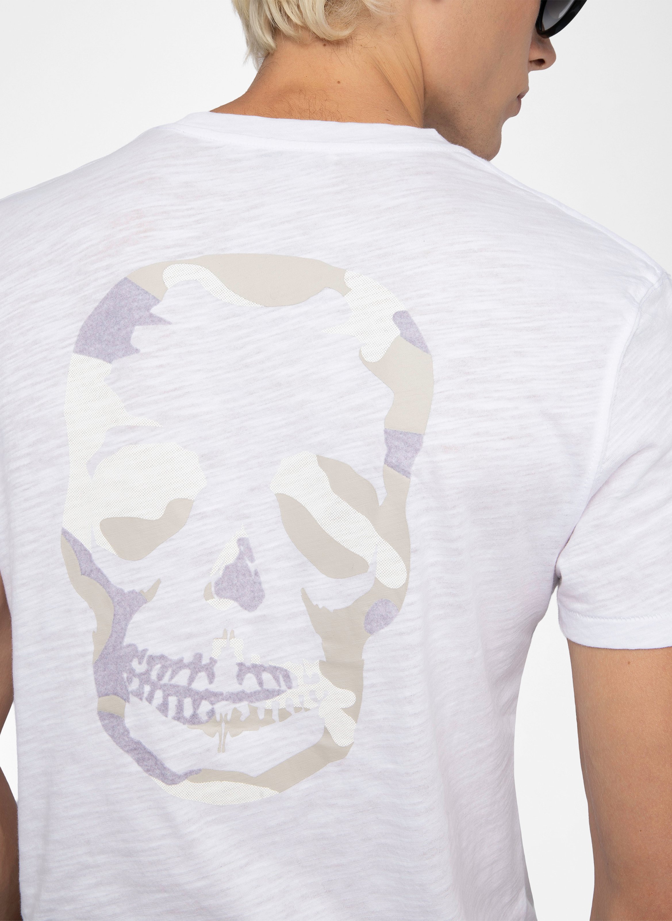 Regular-fit round-neck cotton T-shirt ZADIG&VOLTAIRE White
