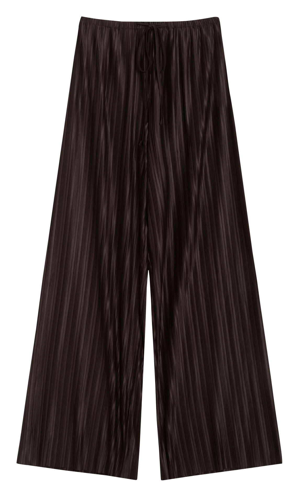 Pantalon large plissé GRACE ET MILA Marron