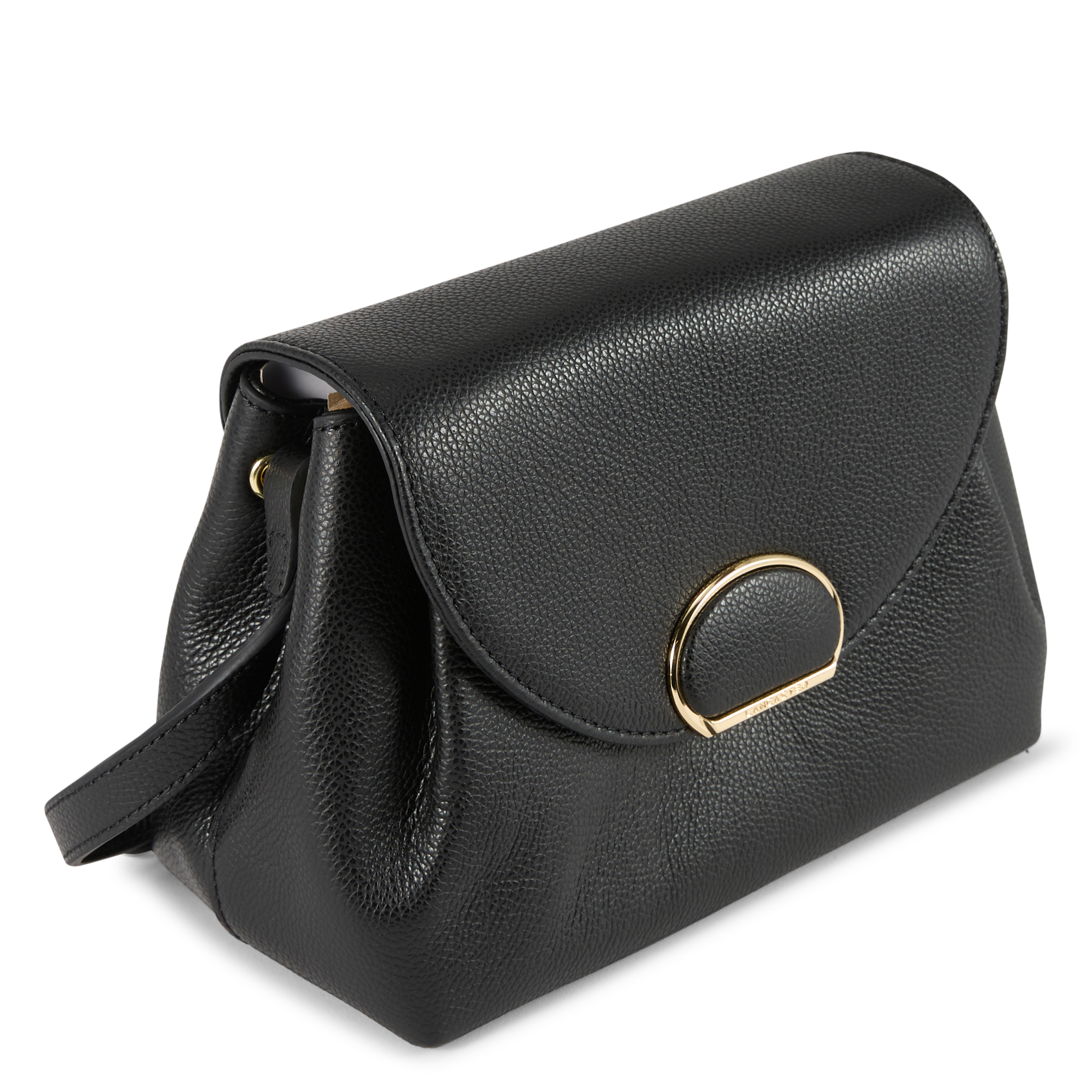 Sac bandoulière en cuir LANCASTER PARIS Noir