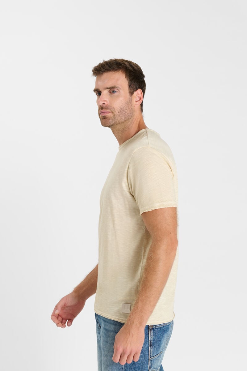 Tommy Badge T-shirt LE TEMPS DES CERISES Beige