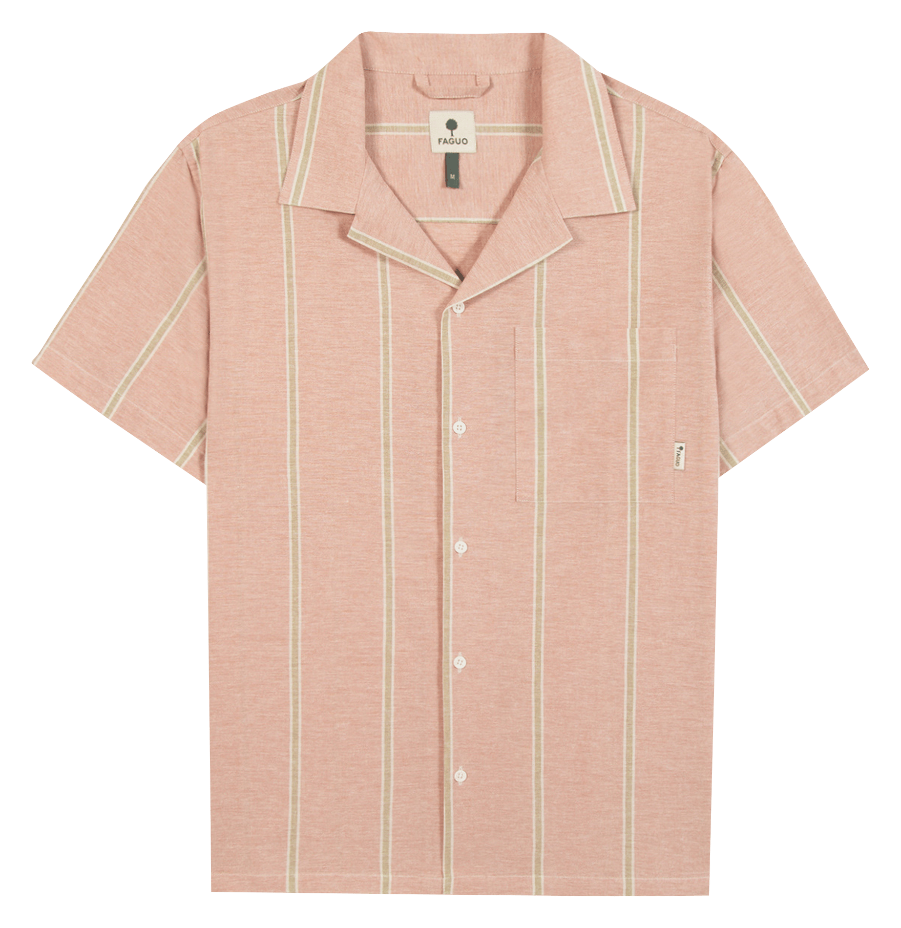 Casual gestreept overhemd FAGUO Rood