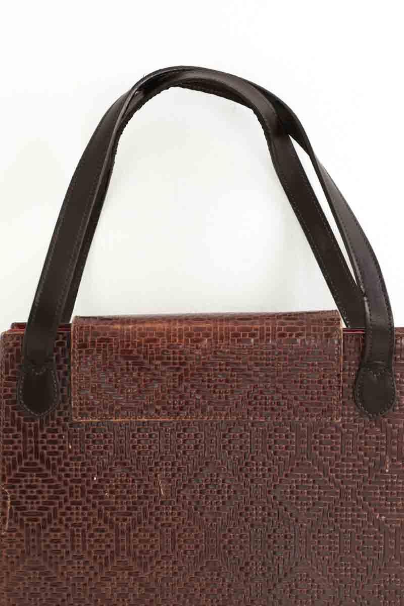 Handbag KENZO - SECONDE MAIN Brown