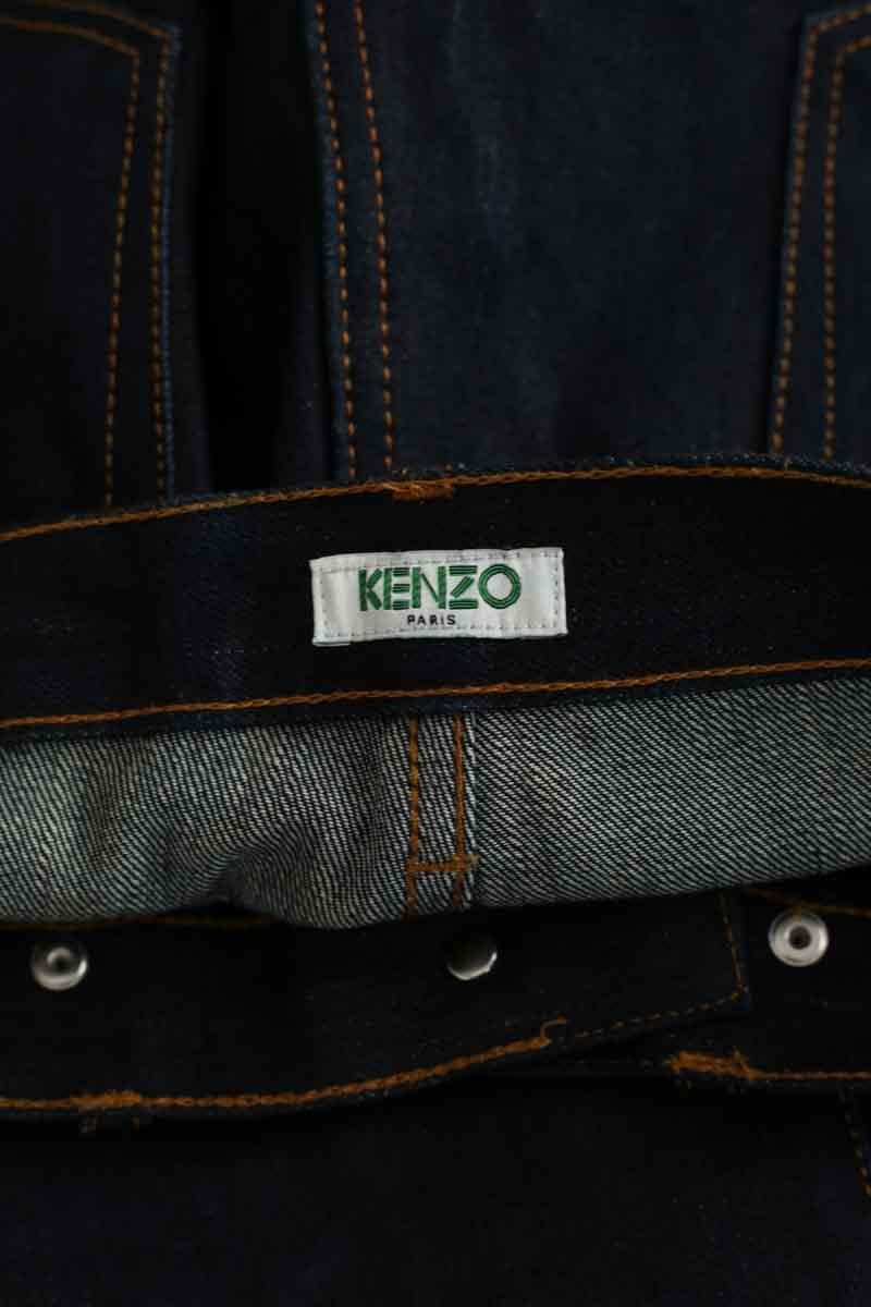 Jean droit KENZO - SECONDE MAIN Bleu