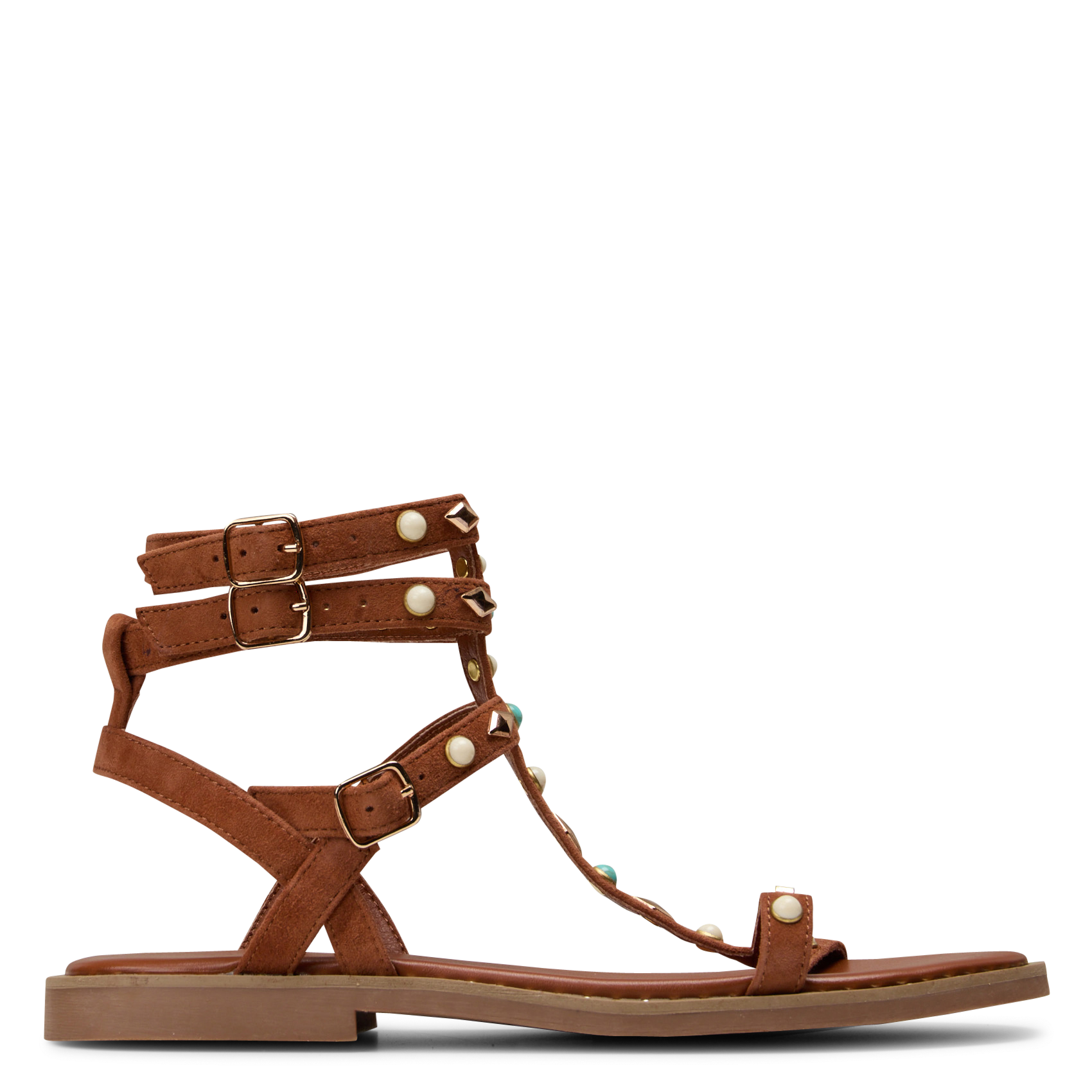 Leren sandalen LES TROPEZIENNES PAR M.BELARBI Bruin