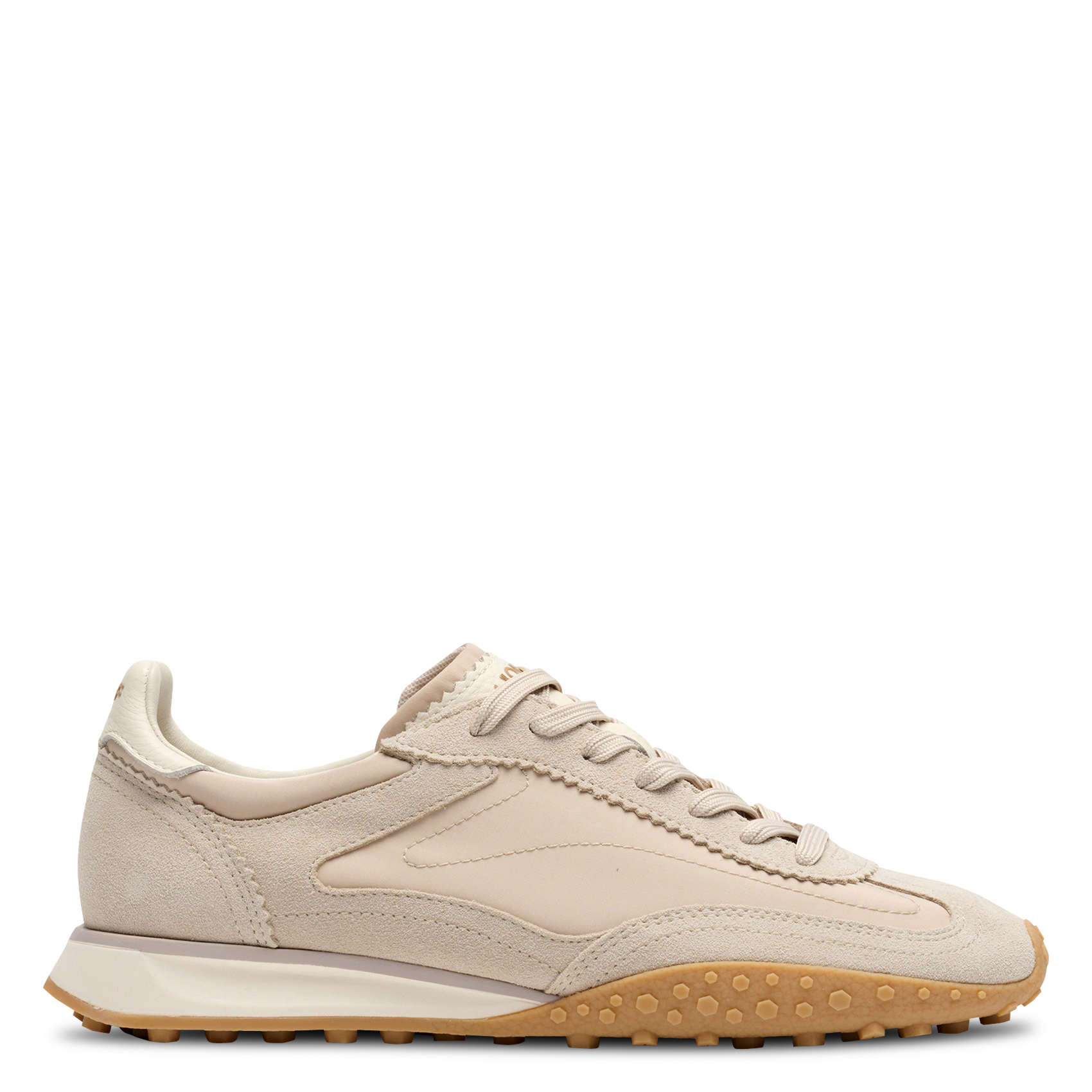 Baskets basses en cuir mélangé HOFF Beige