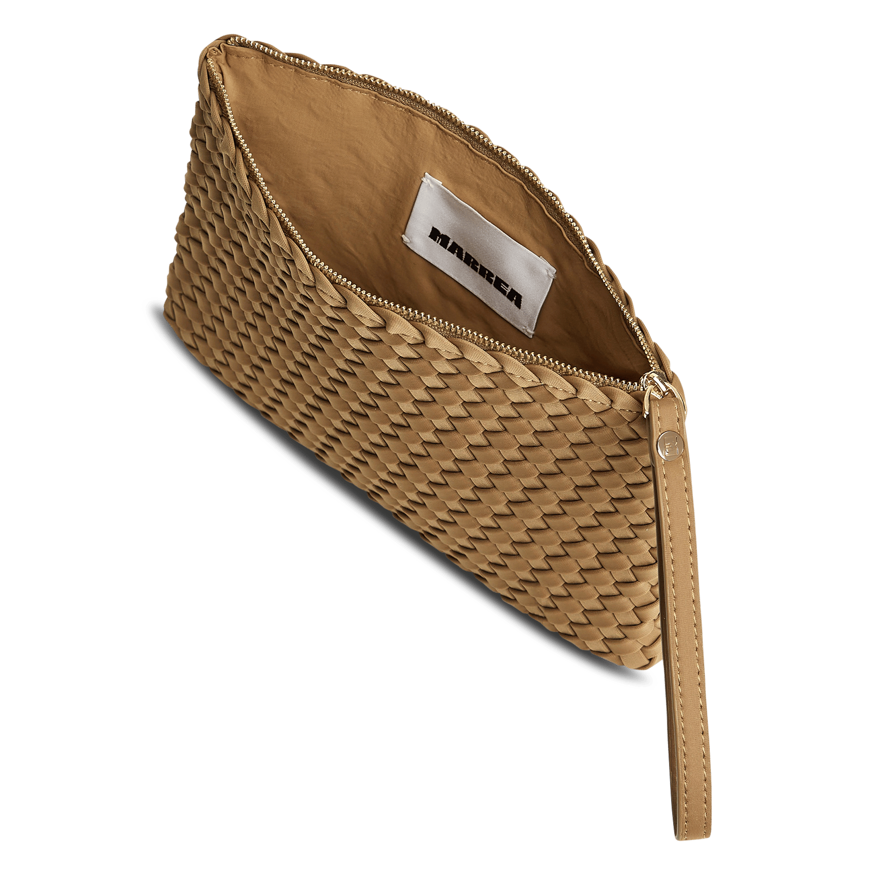 Gevlochten ritsetui MARREA Beige