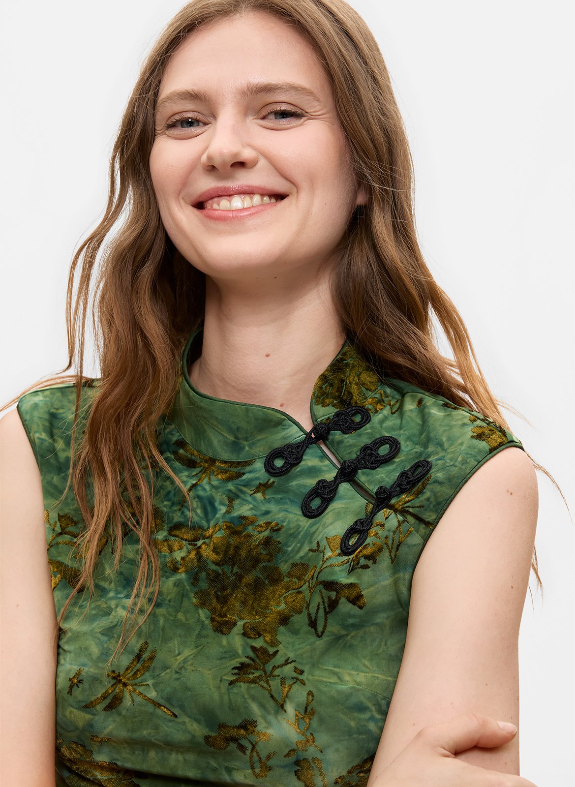 Aansluitende top met print DESIGUAL Blauw