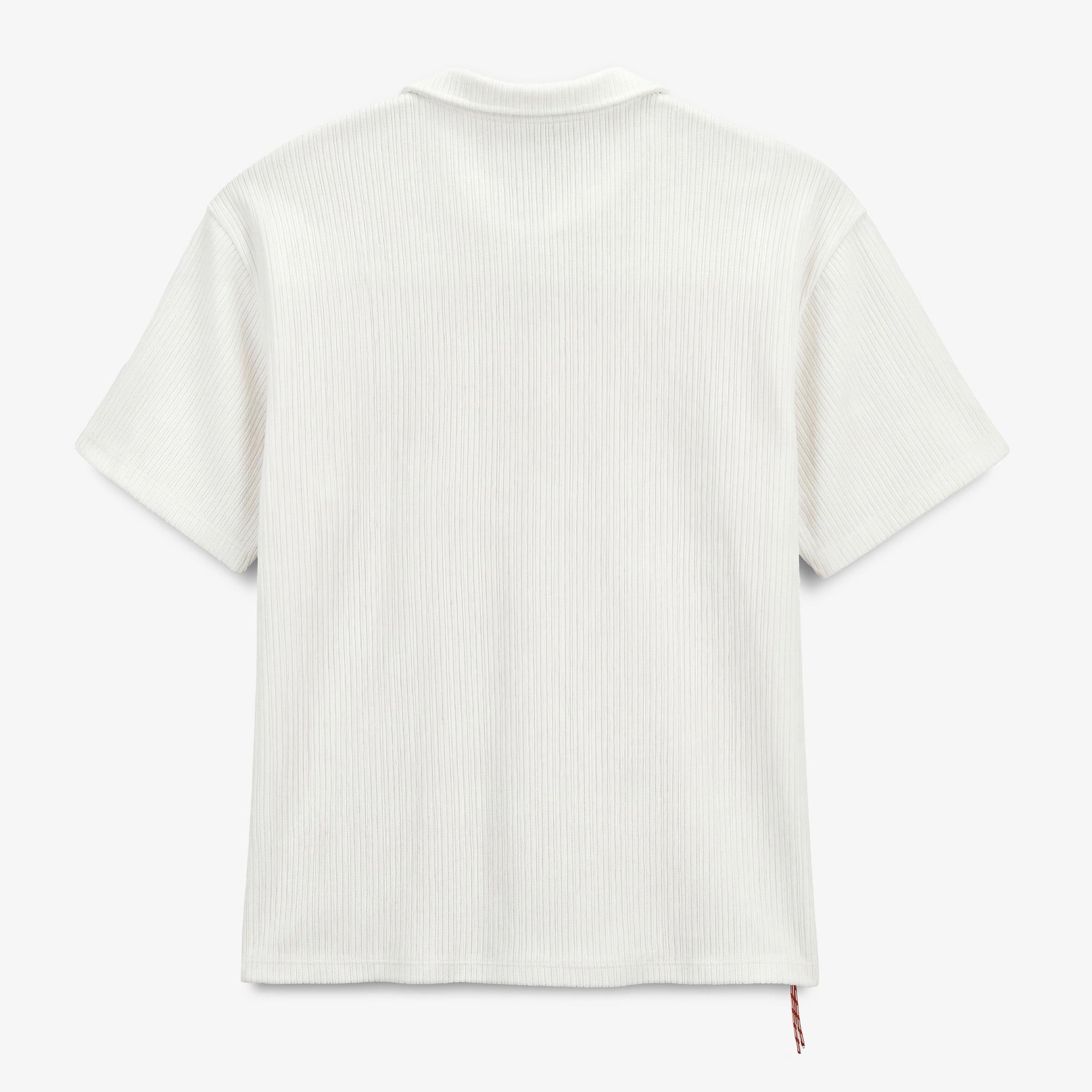 Short-sleeved woven cotton shirt SERGE BLANCO White