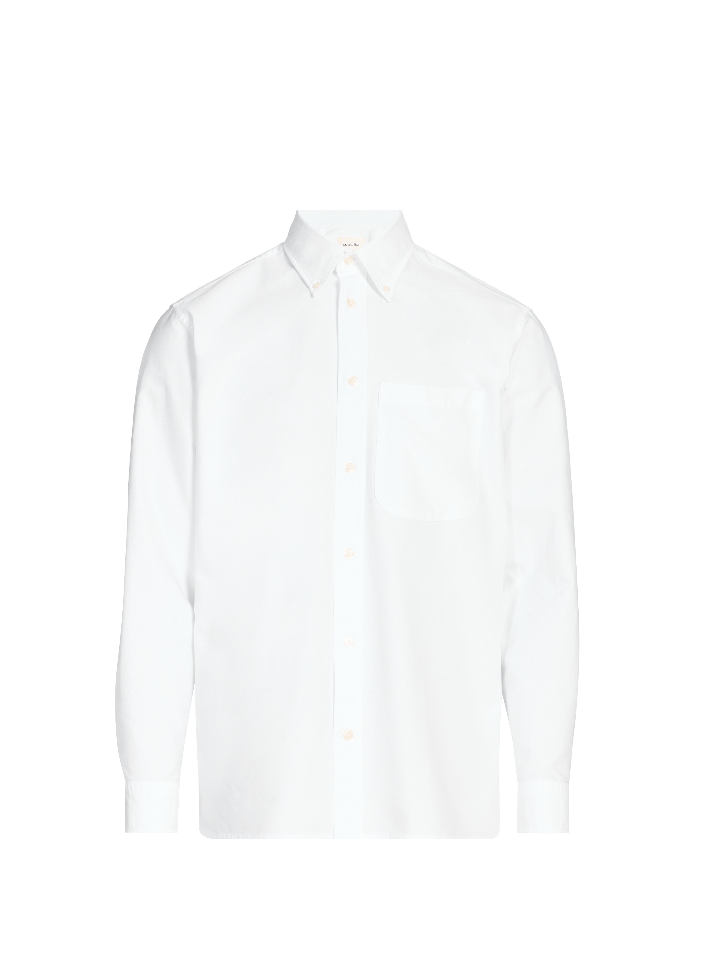 Cotton amen shirt. SAISON 1865 White