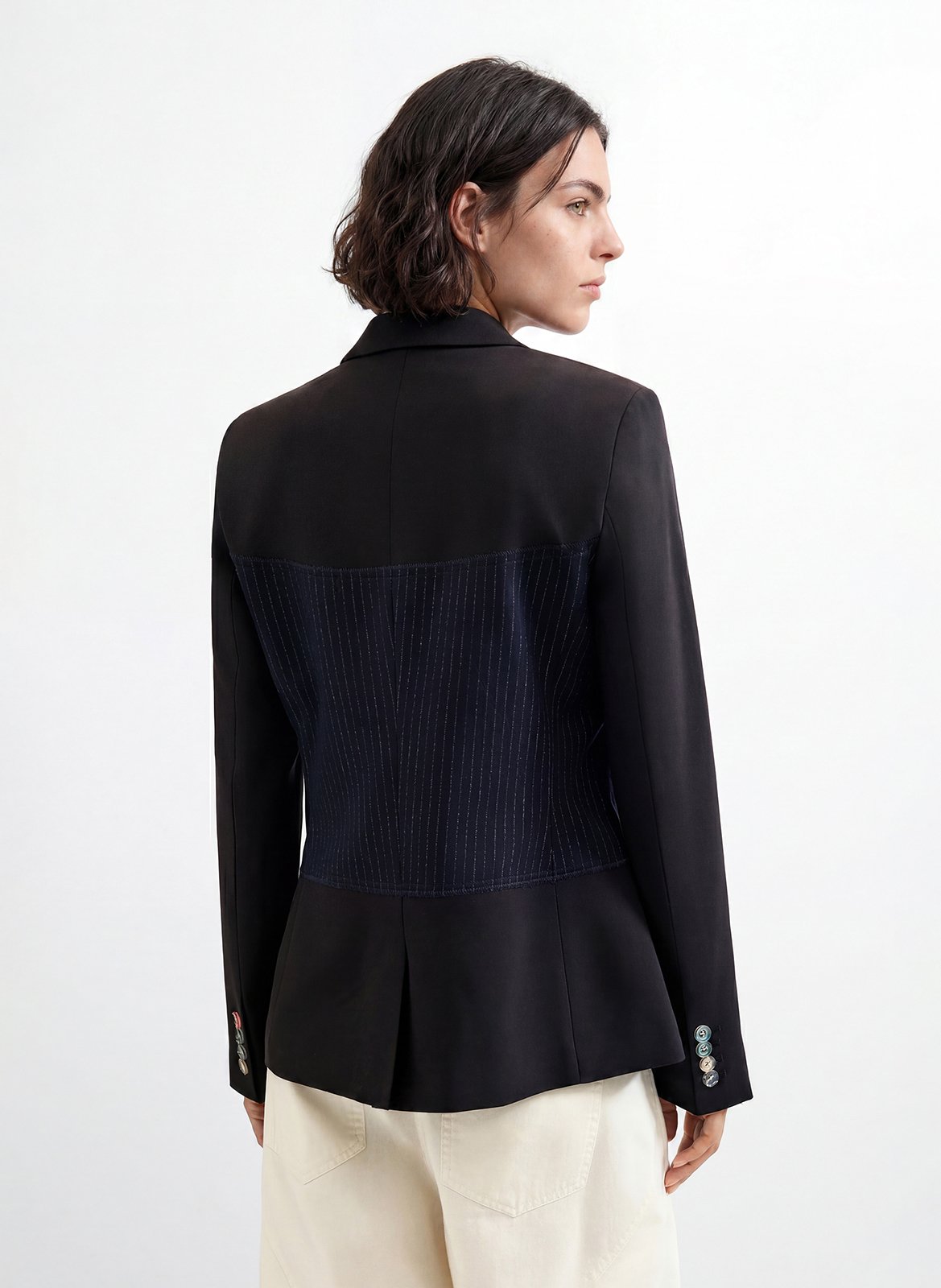 Veste col tailleur  DESIGUAL Bleu