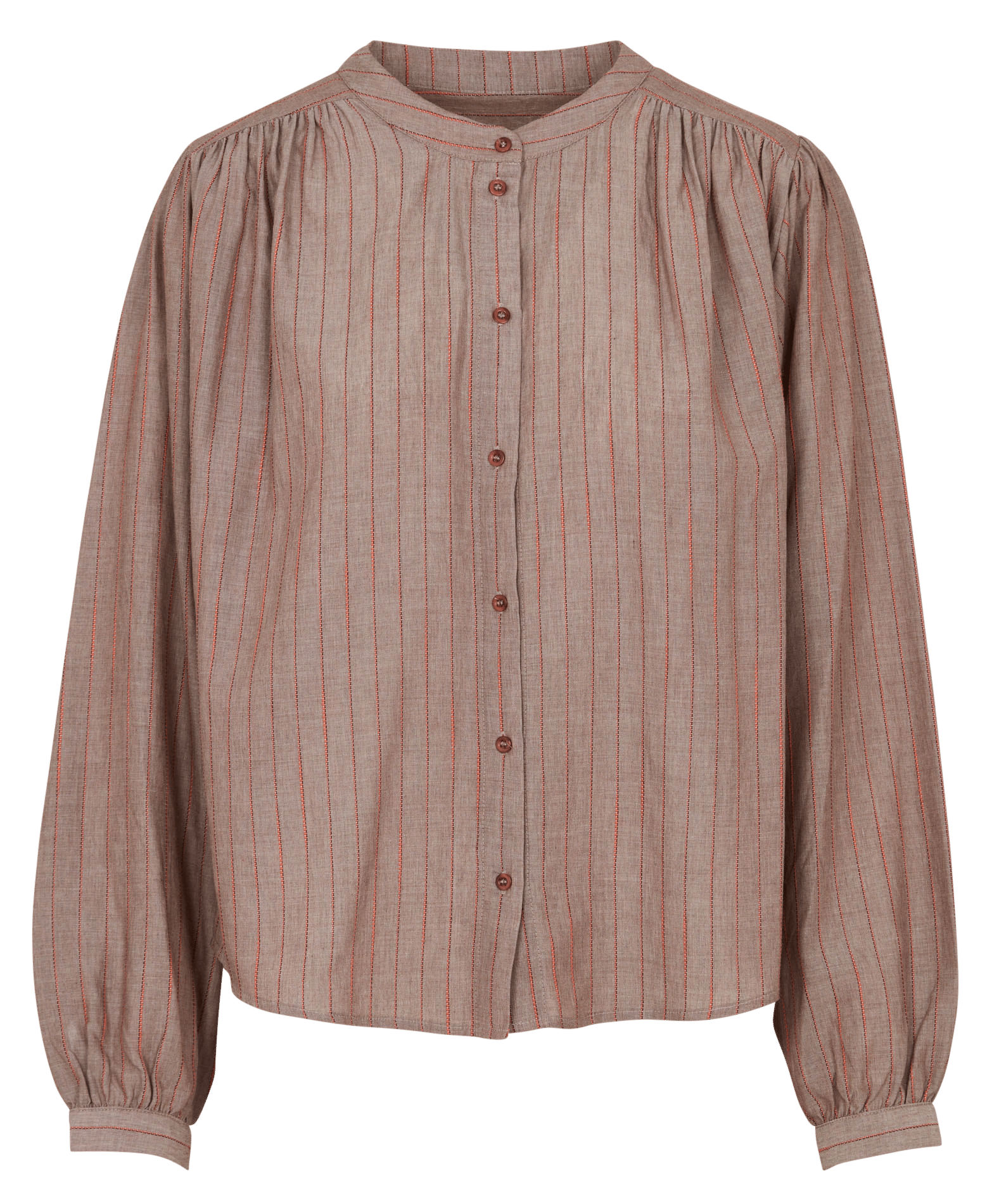 Round-neck cotton-blend shirt SACRECOEUR