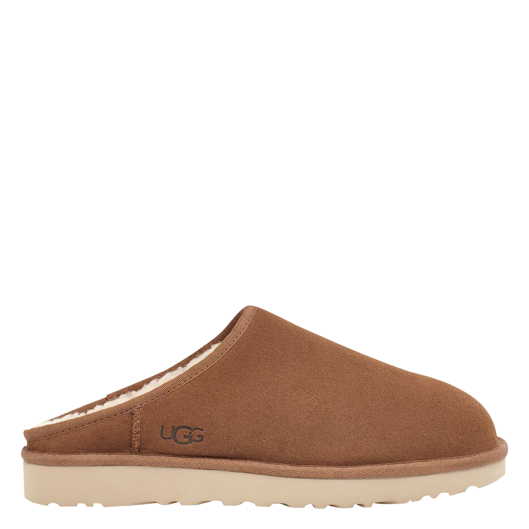 Leather slippers UGG Brown