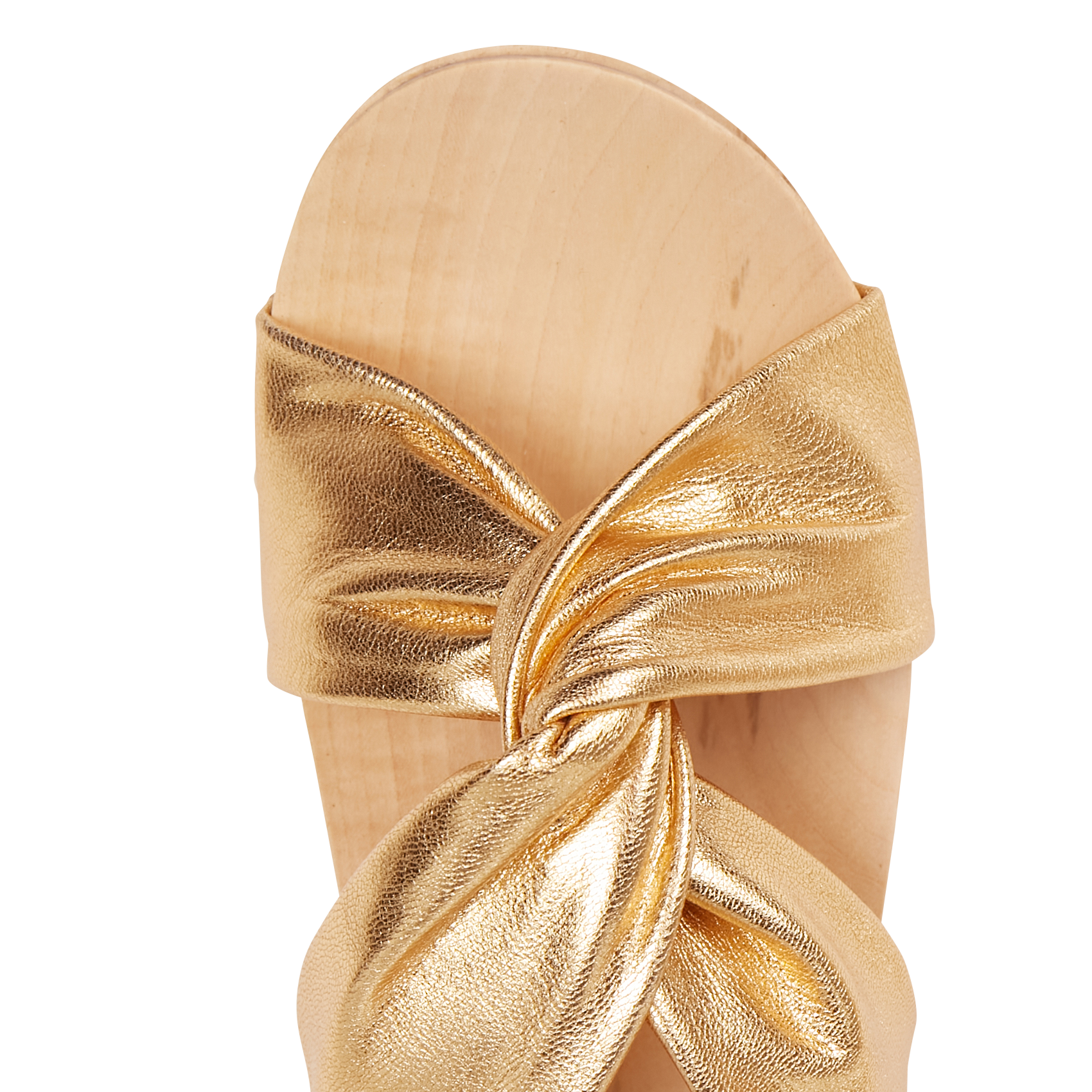 Heeled open clog mules SABOTS YOUYOU Golden