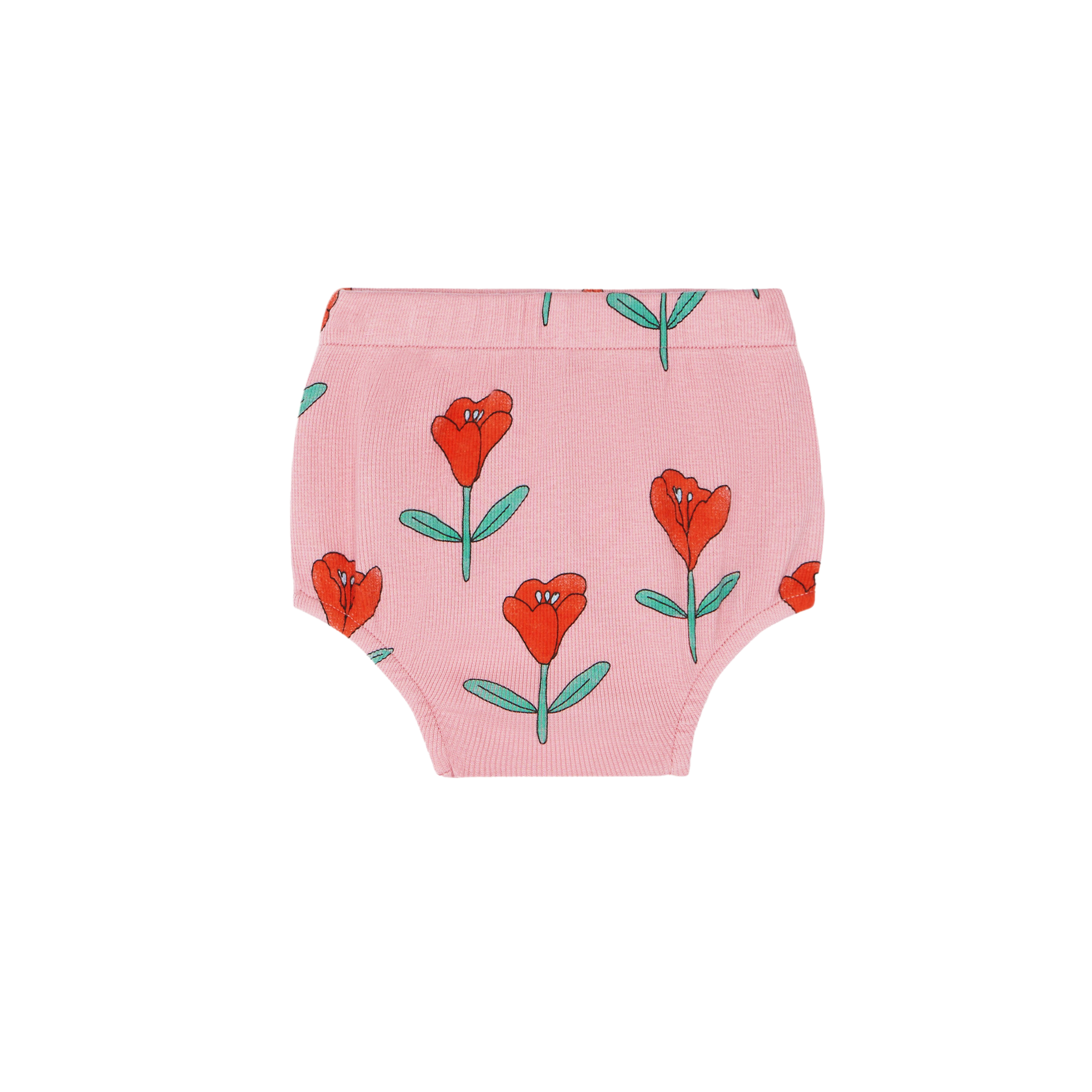 Bloomer imprimé tulipes all-over en coton THE CAMPAMENTO Rose