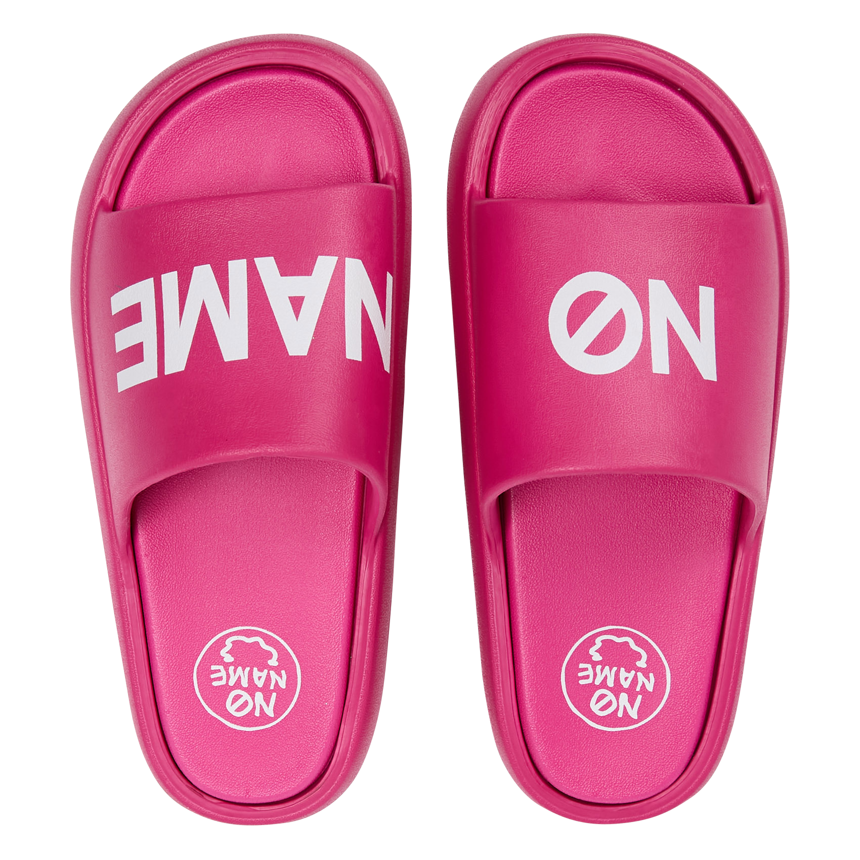 Platte slippers NO NAME Violet