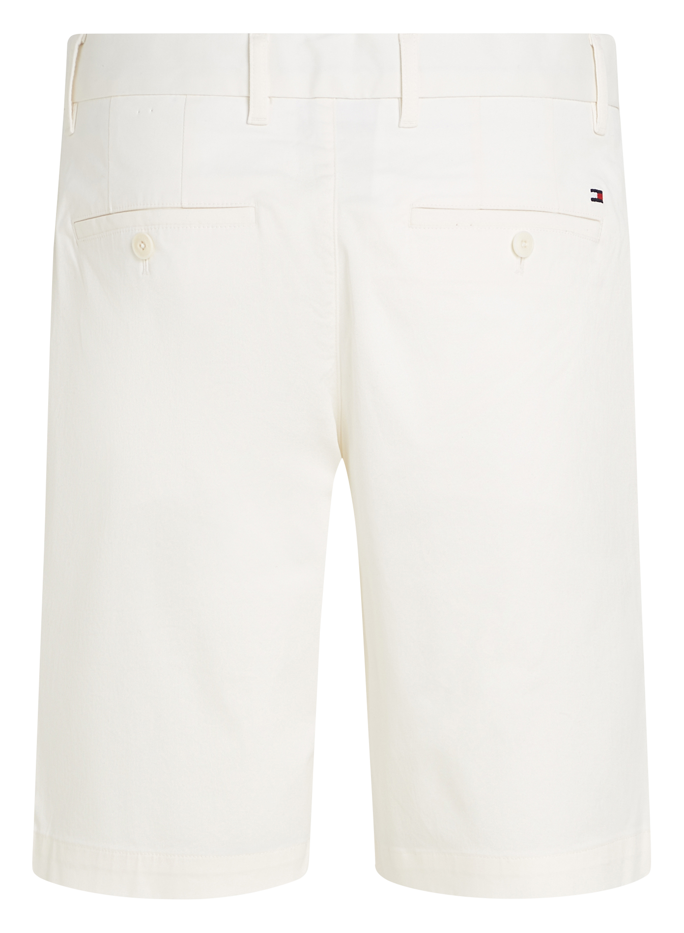 Cotton-blend chino shorts TOMMY HILFIGER White