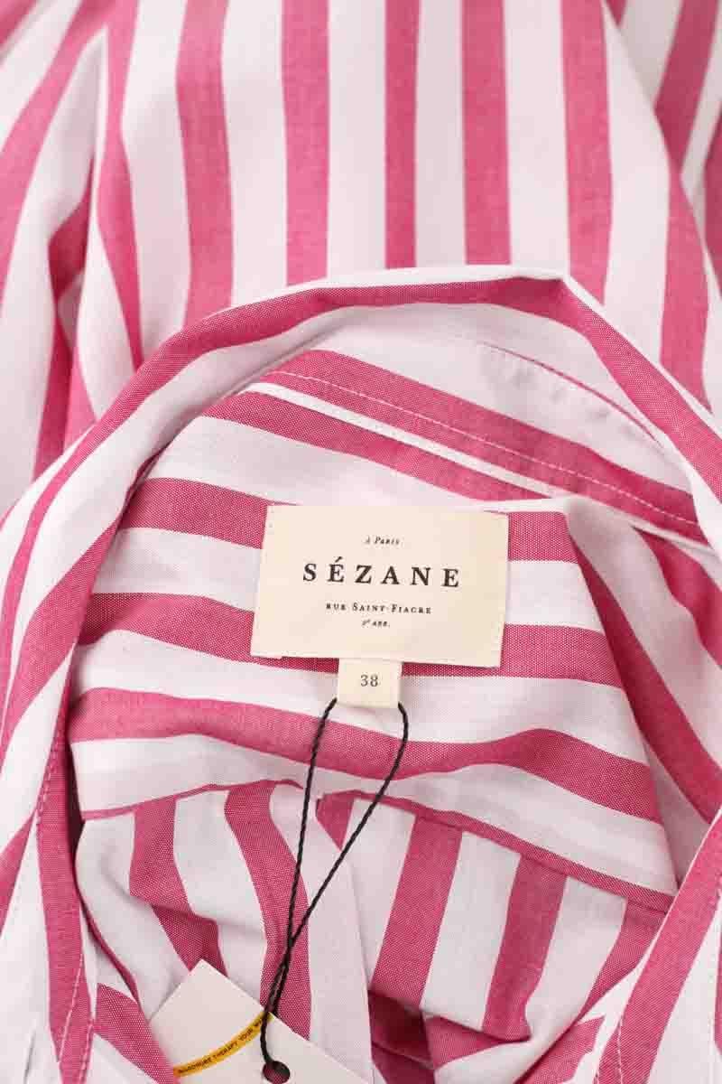 Cotton shirt SEZANE - Seconde main Pink