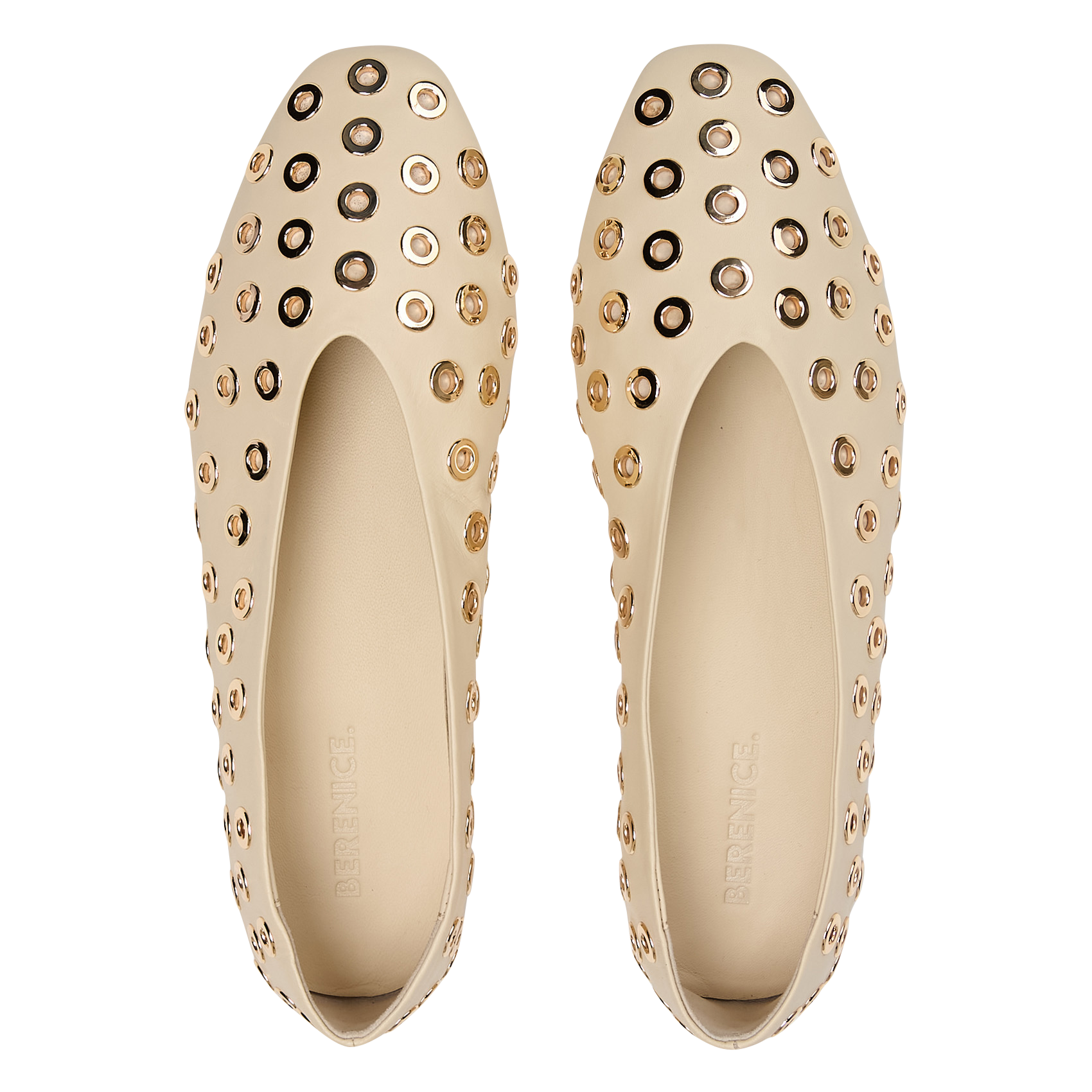 Ballerinas - Leder BERENICE Weiss