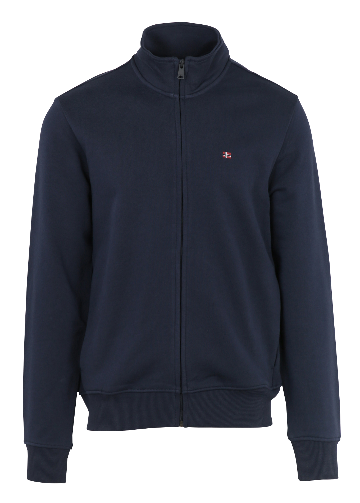 Gilet droit en coton NAPAPIJRI Bleu