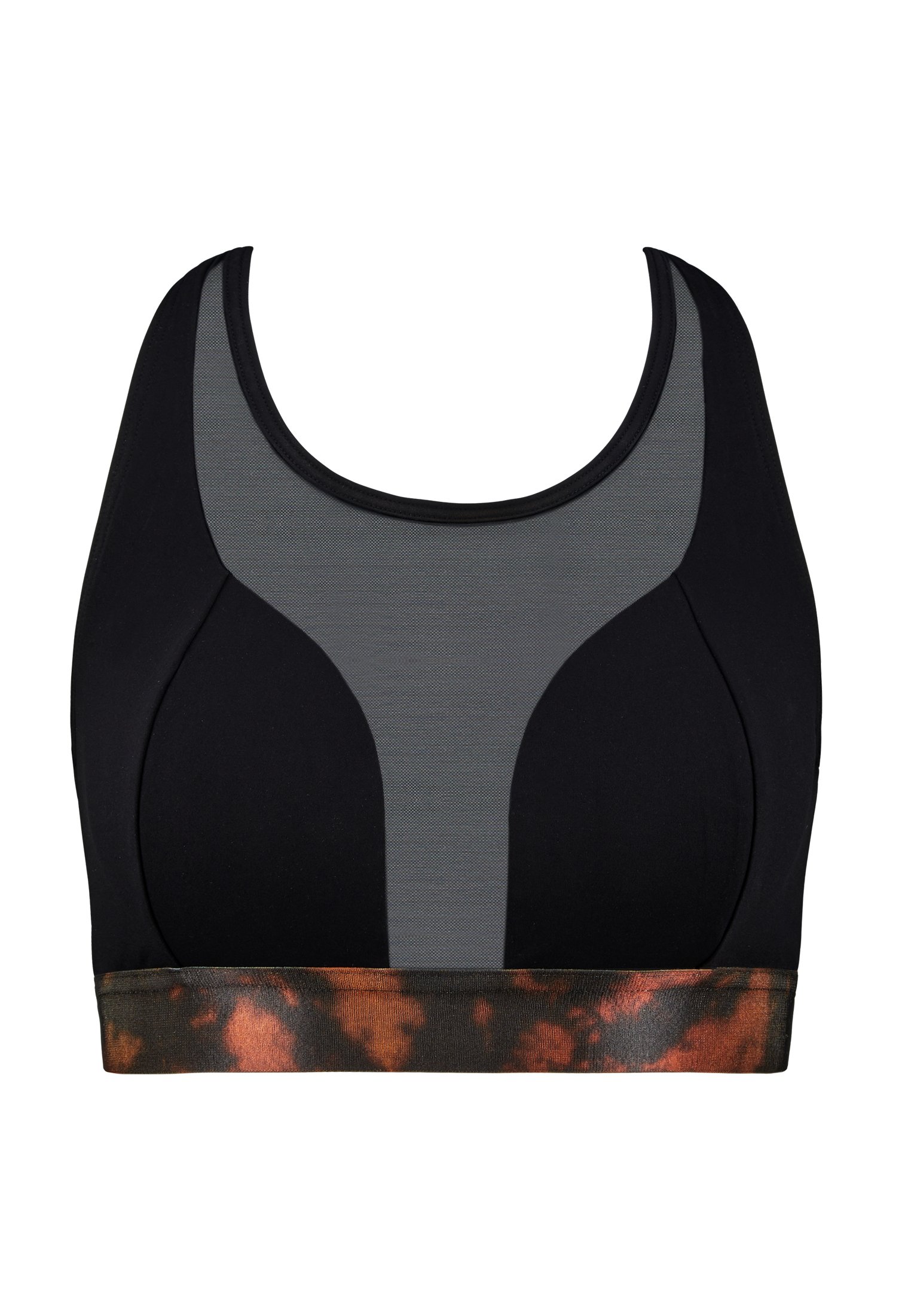 Asymmetric jacquard T-shirt AUBADE Black