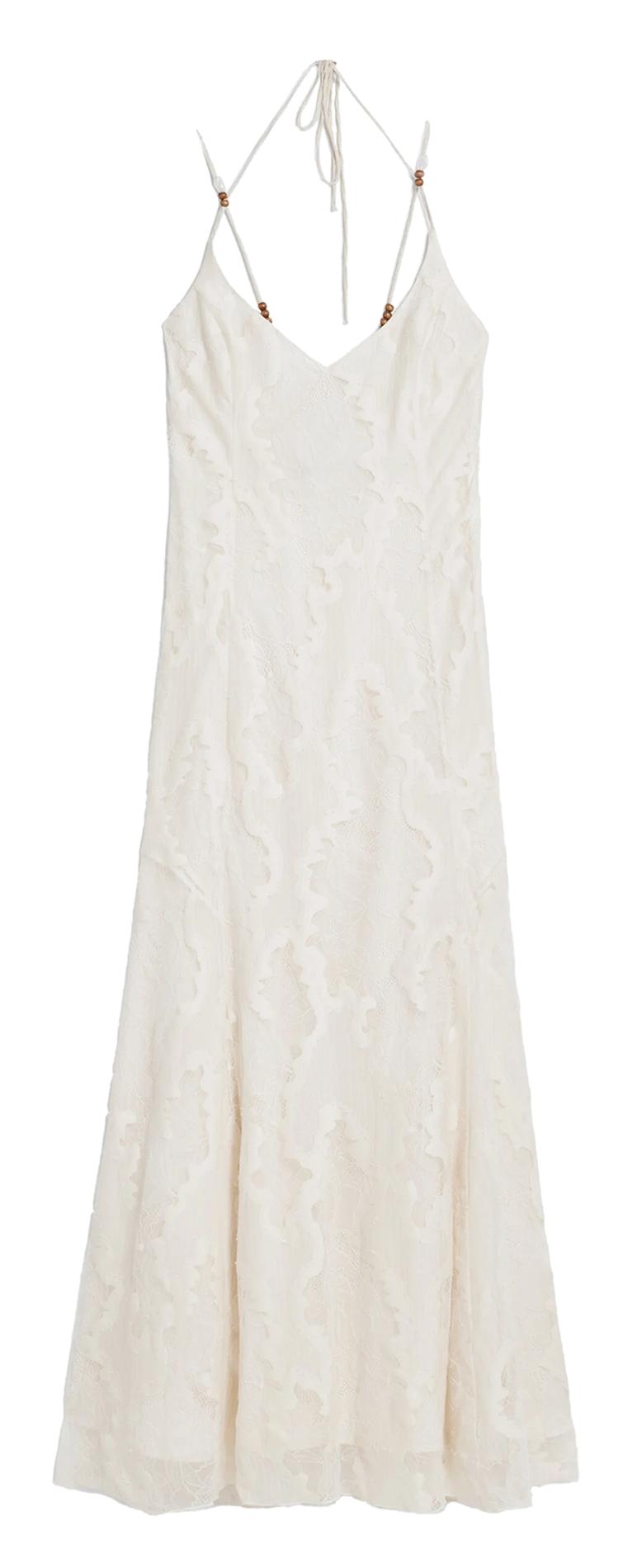 Abito lungo in pizzo DESIGUAL Bianco