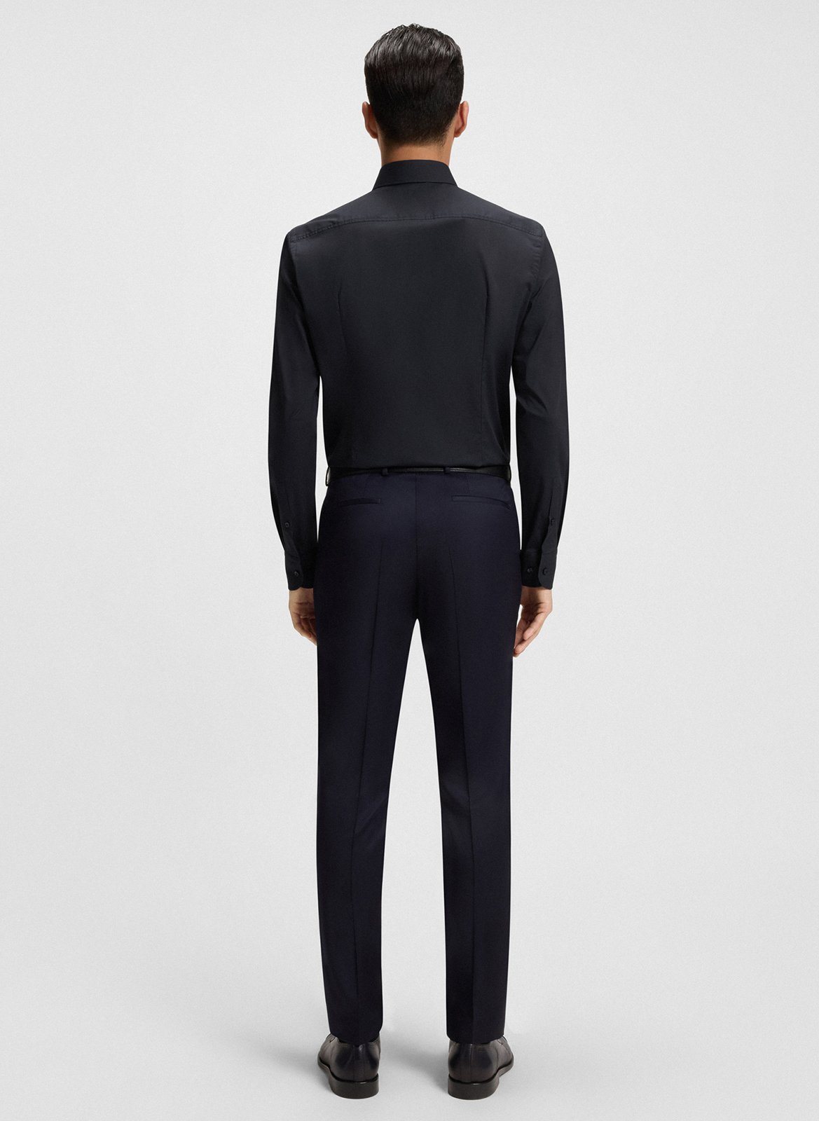 Slim-fit cotton-blend shirt BOSS Blue