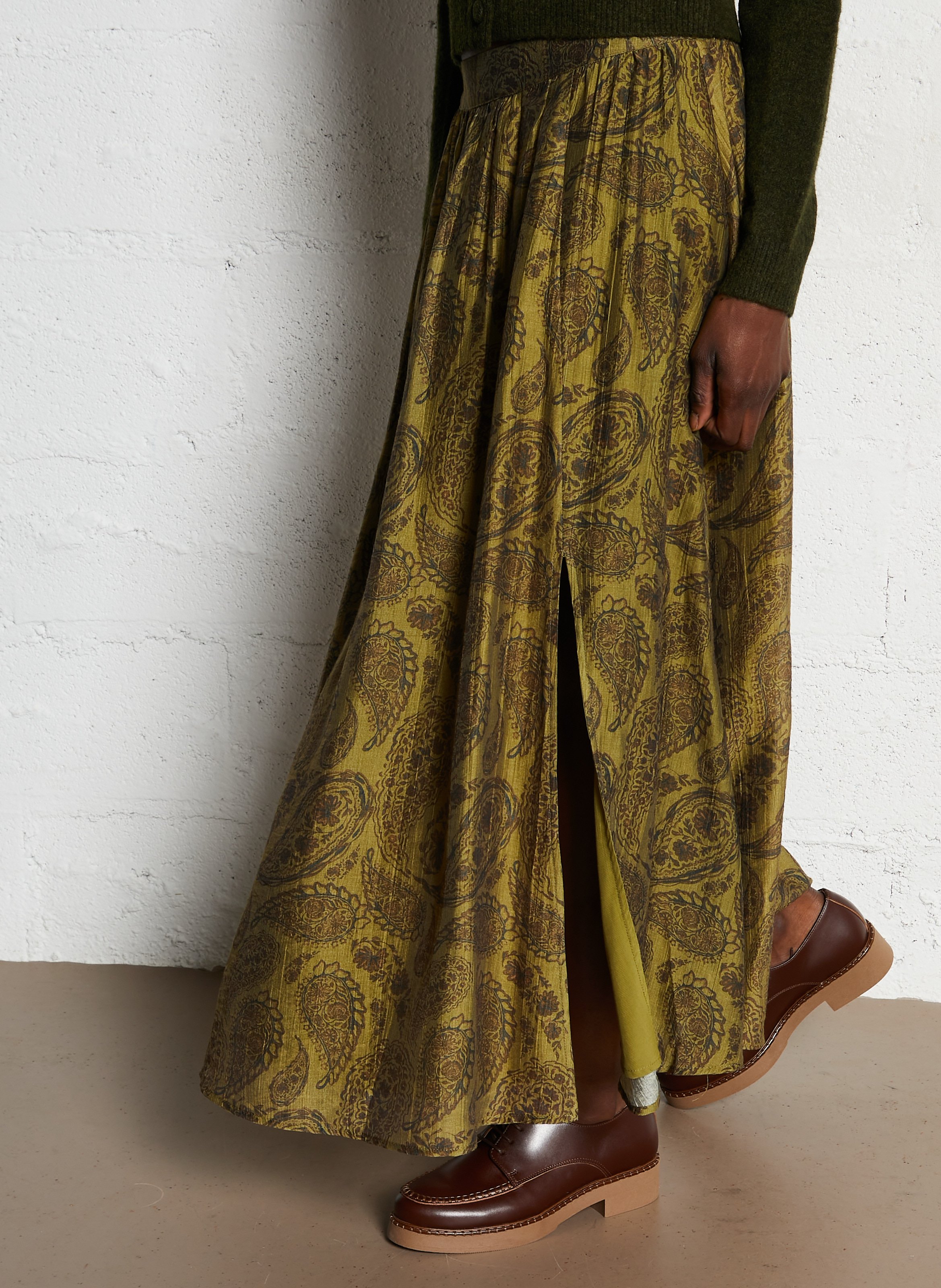 Jupe midi imprimée LA PETITE ETOILE Multicolore