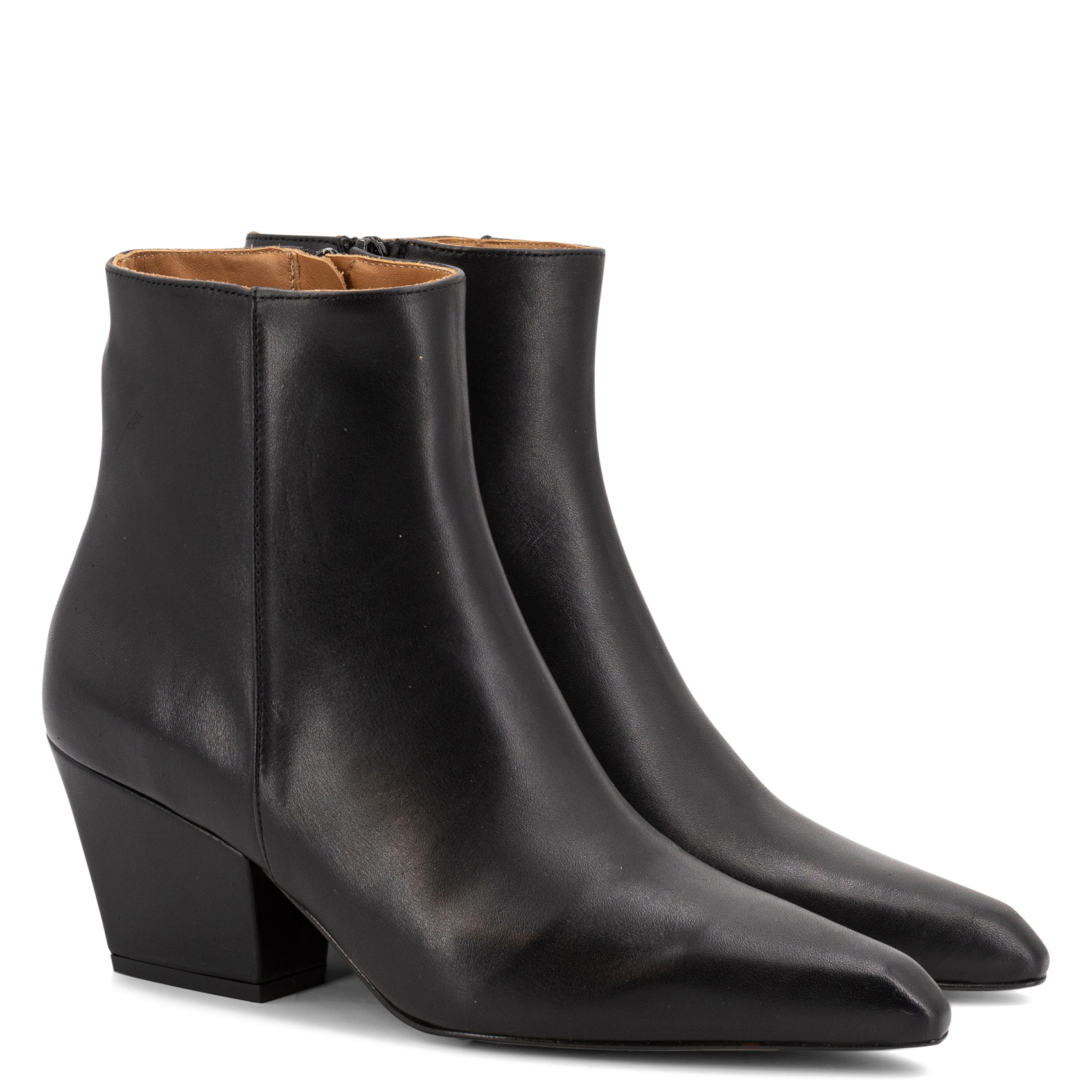 Bianca leather ankle boots TORAL Black