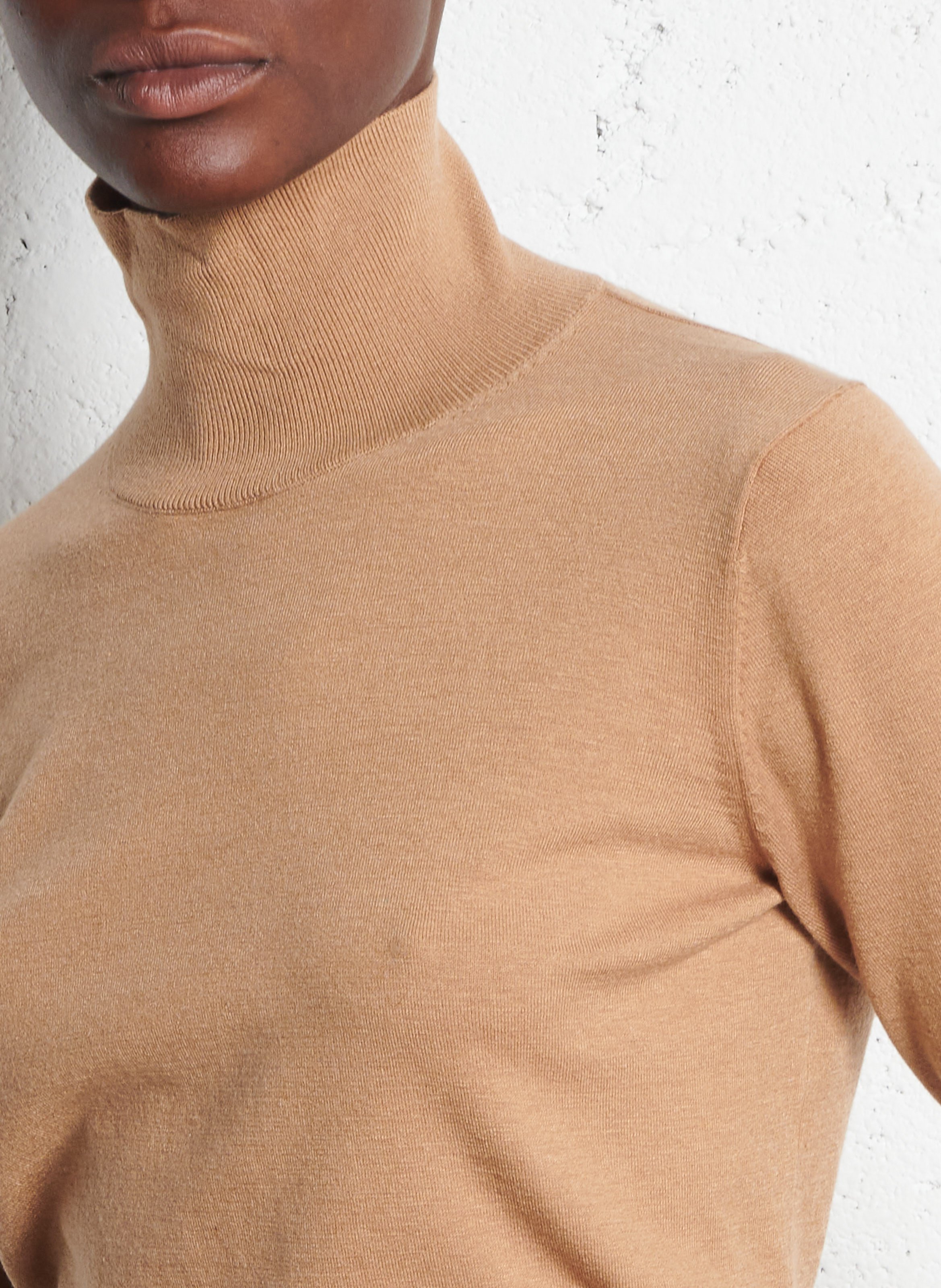Straight-cut high-neck sweater MAX MARA WEEK END Beige
