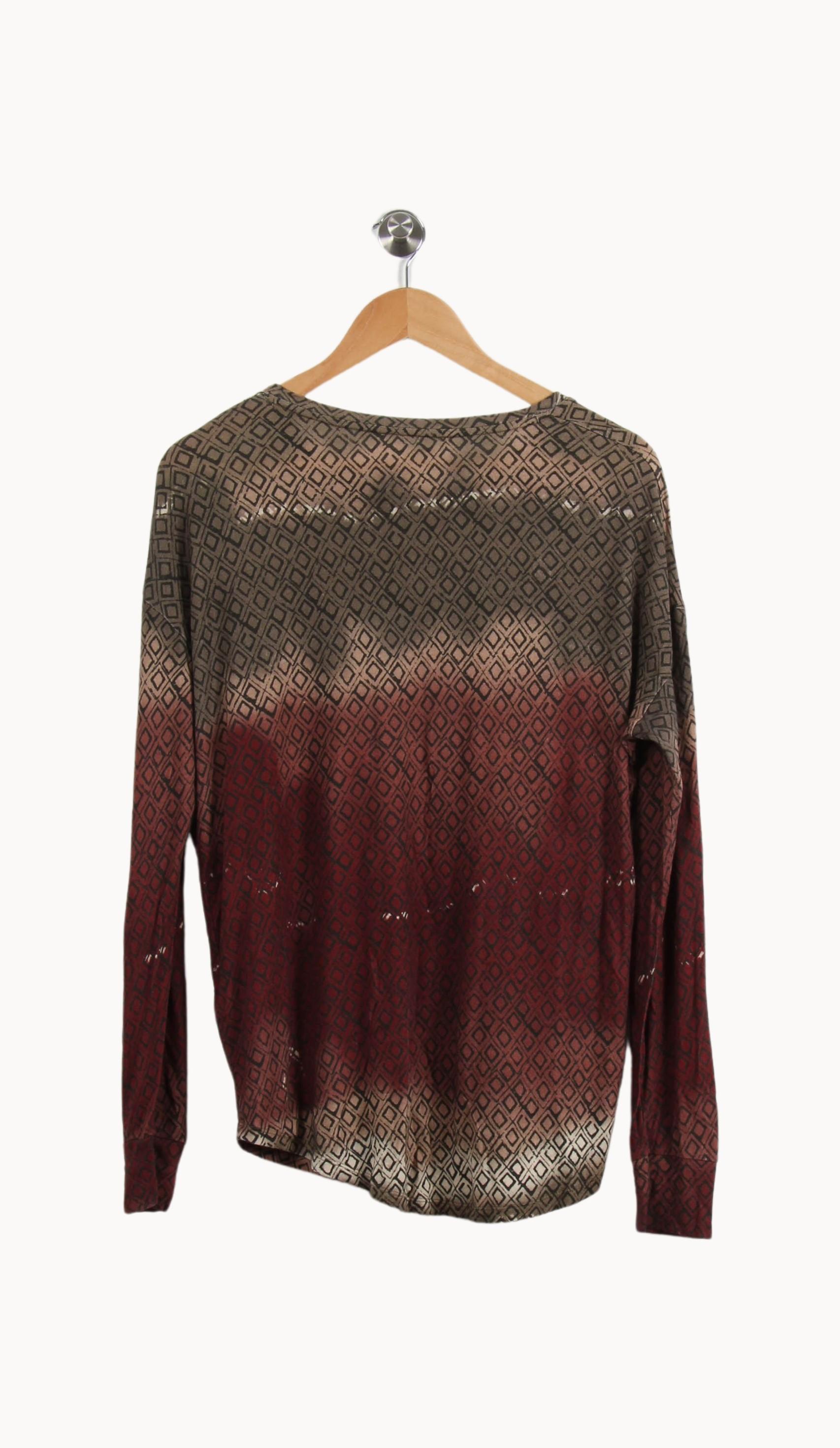 Tommy Badge T-shirt MAJESTIC FILATURES - SECONDE MAIN Multicolored