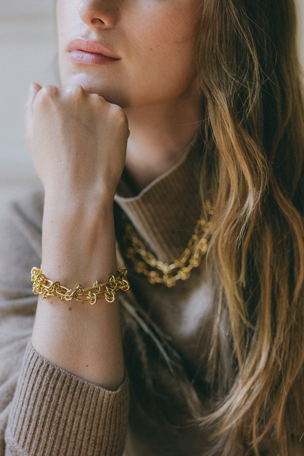 Fine gold bracelet MONSIEUR SIMONE Silver