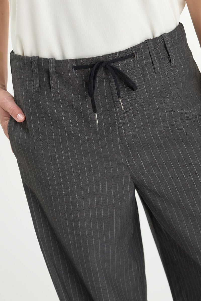 Loose, wide-leg pants LE TEMPS DES CERISES Grey