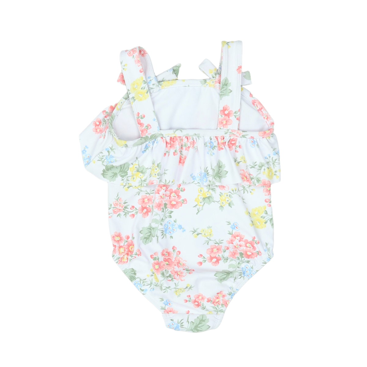 White one-piece baby swimsuit - 24 months TARTINE ET CHOCOLAT - seconde-main White