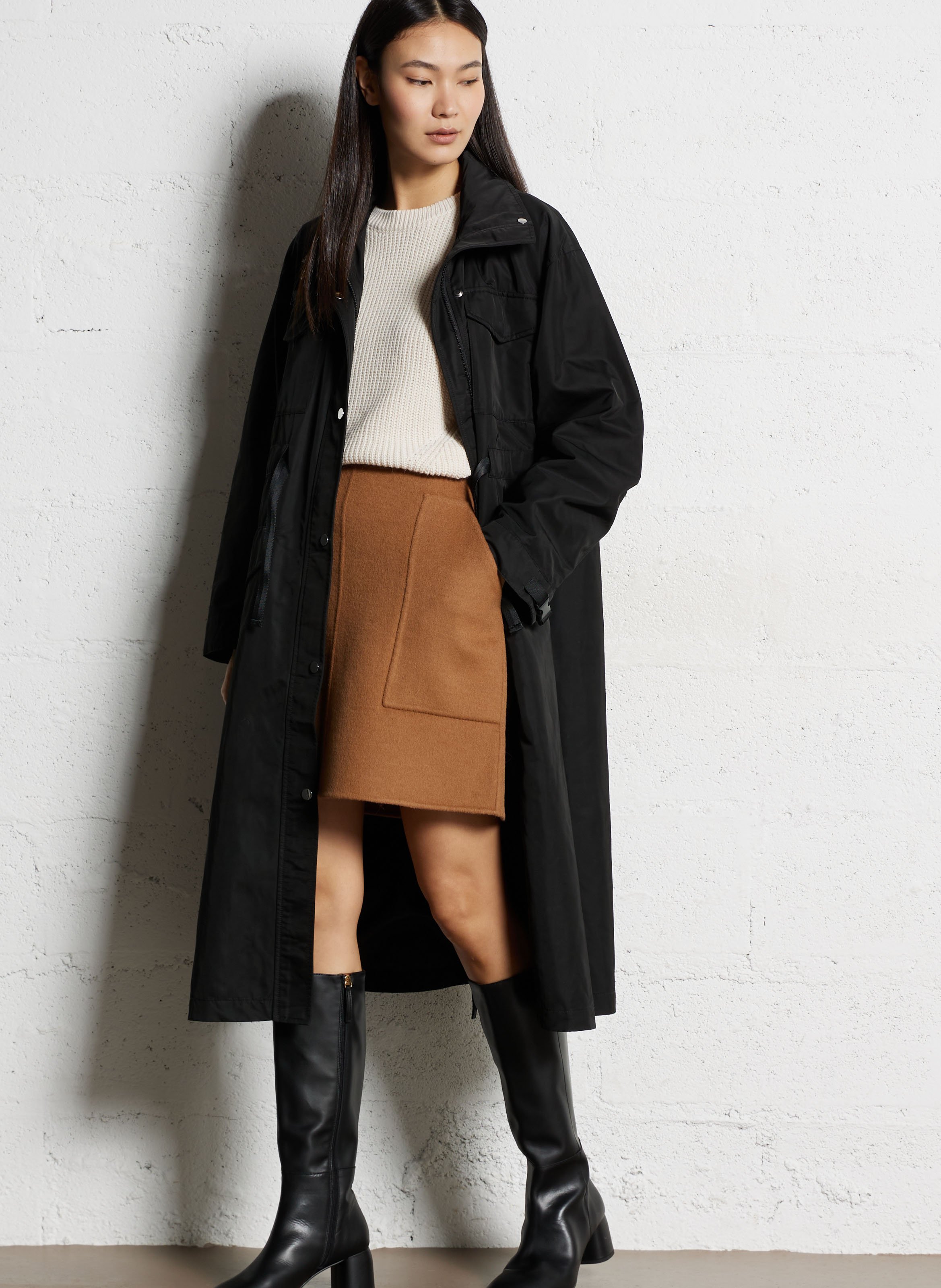 Parka met opstaande kraag BERENICE