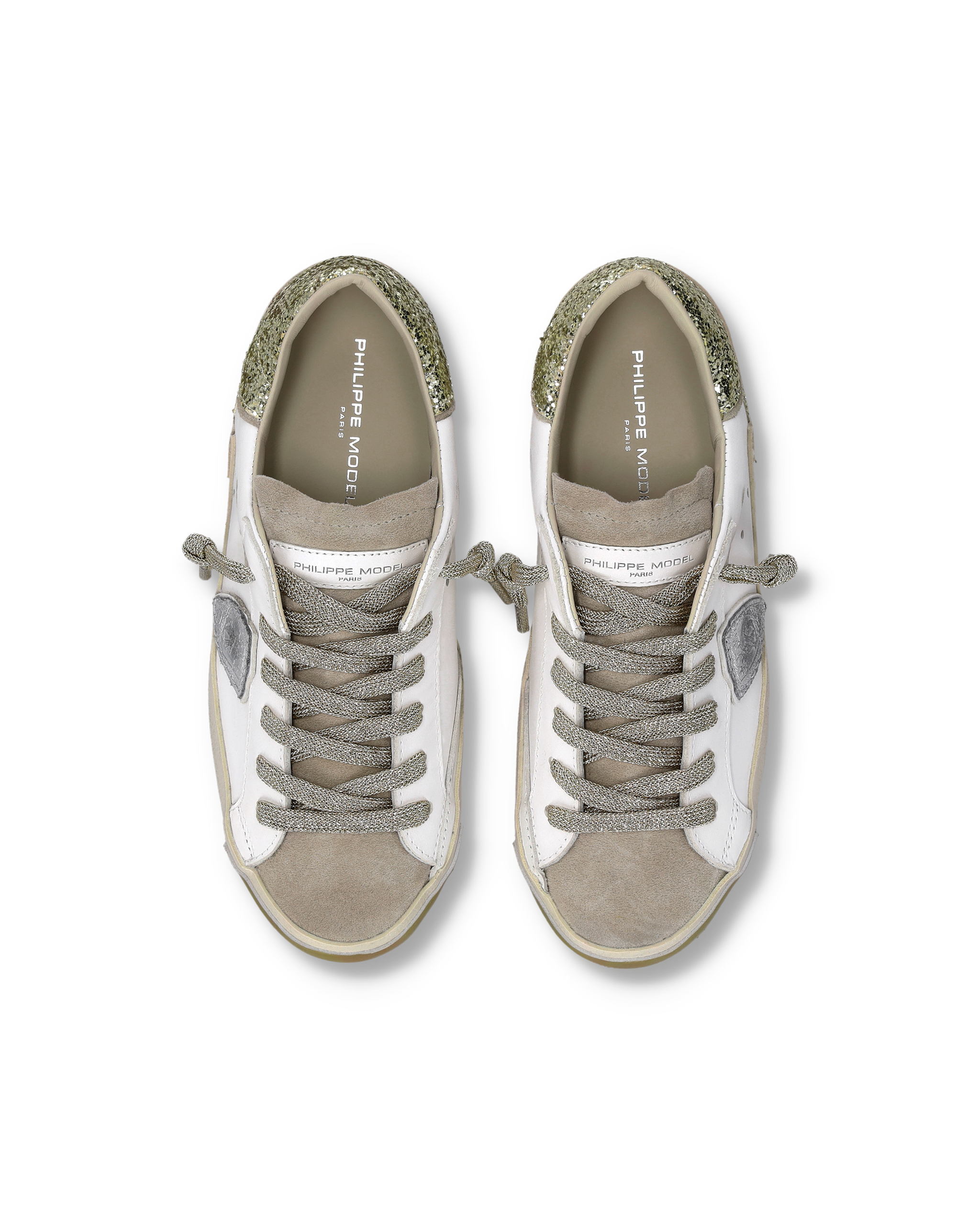 Tennis sneakers. PHILIPPE MODEL Golden