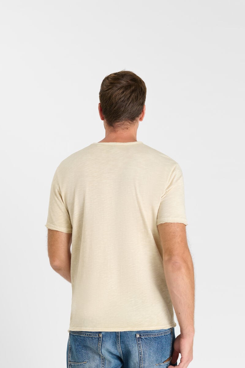 Tommy Badge T-shirt LE TEMPS DES CERISES Beige