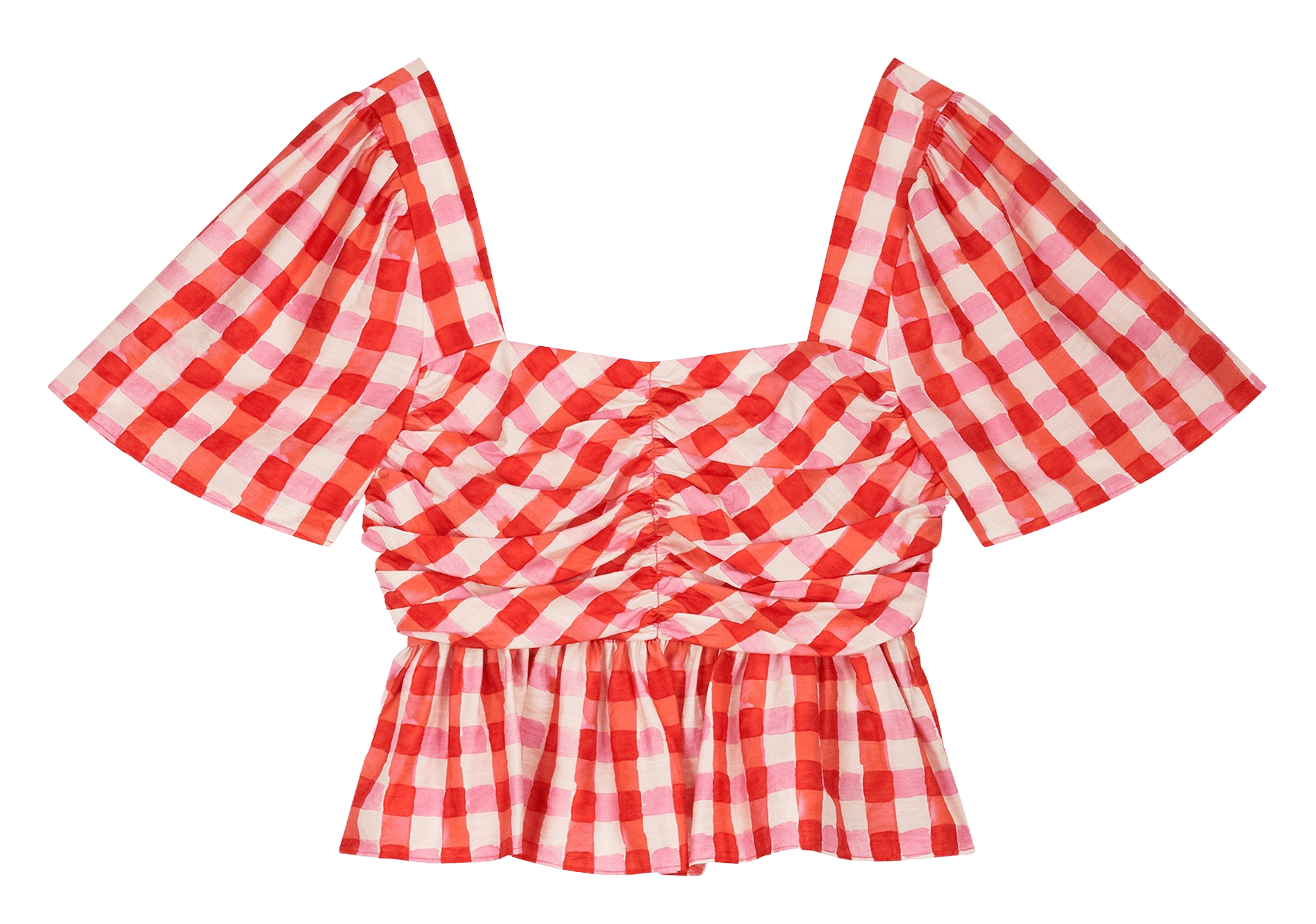 Top court ajusté imprimé FABIENNE CHAPOT Rosso