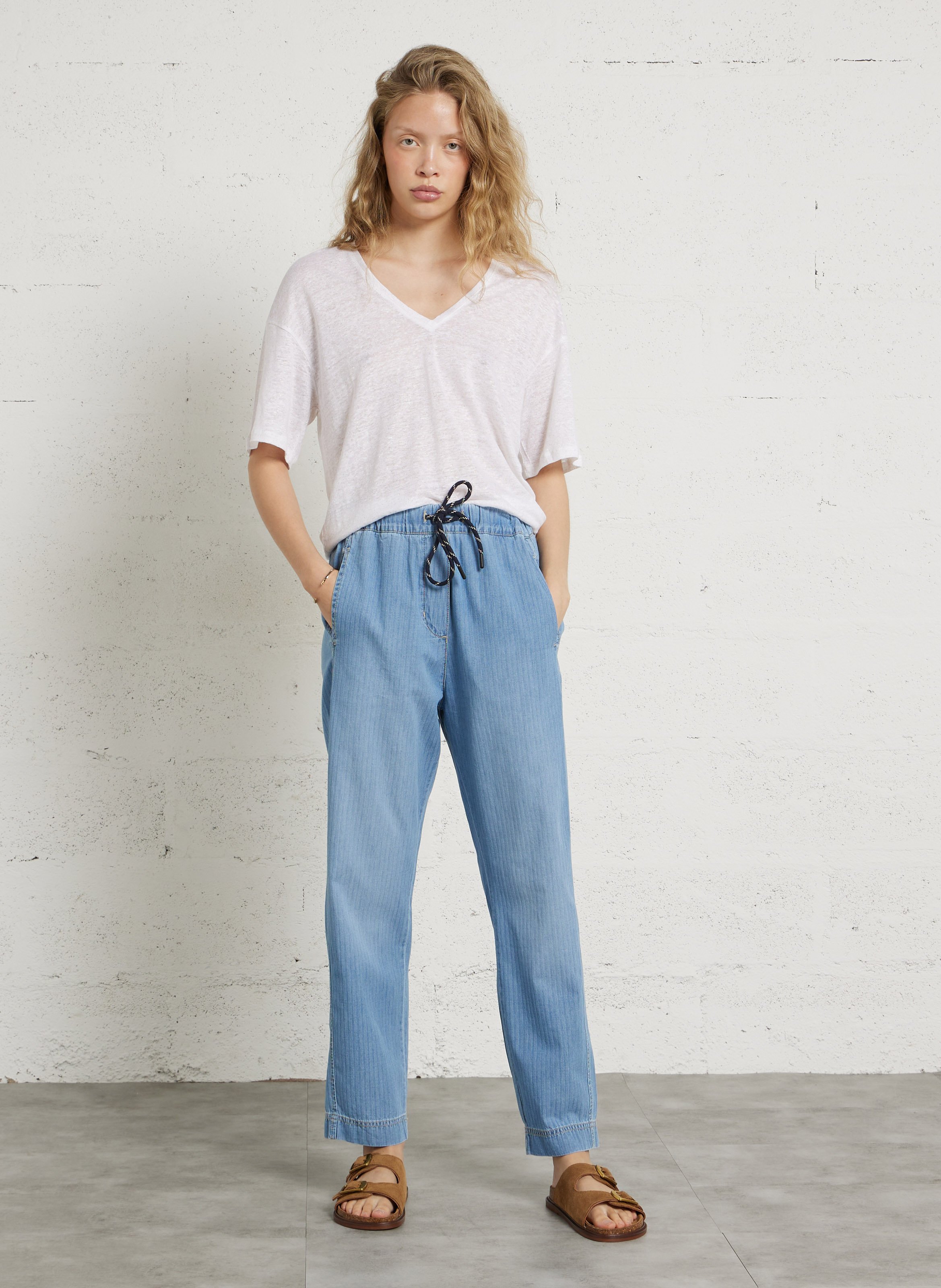 Flat suede mules MELLOW YELLOW Brown