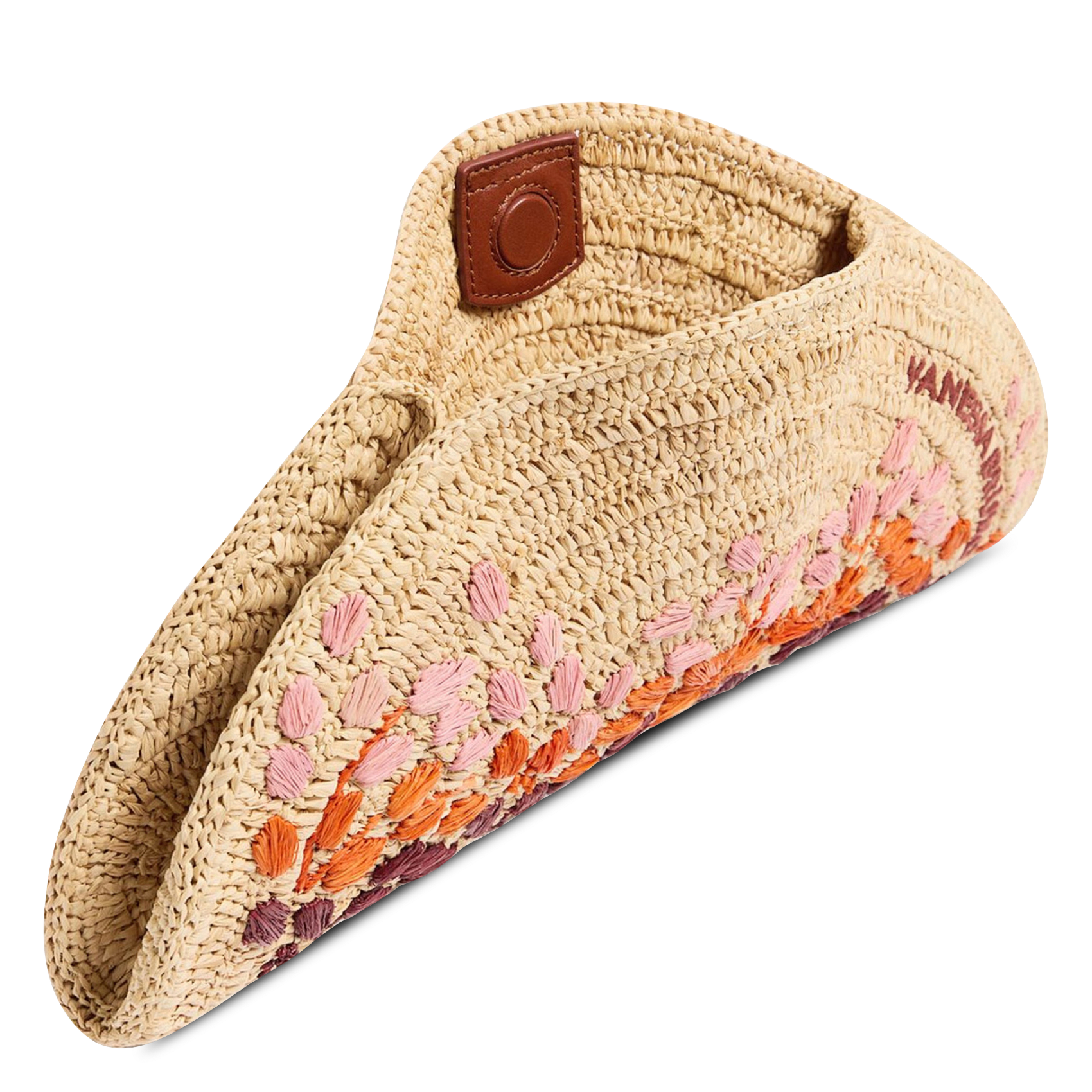 Pochette en raphia VANESSA BRUNO Multicolore