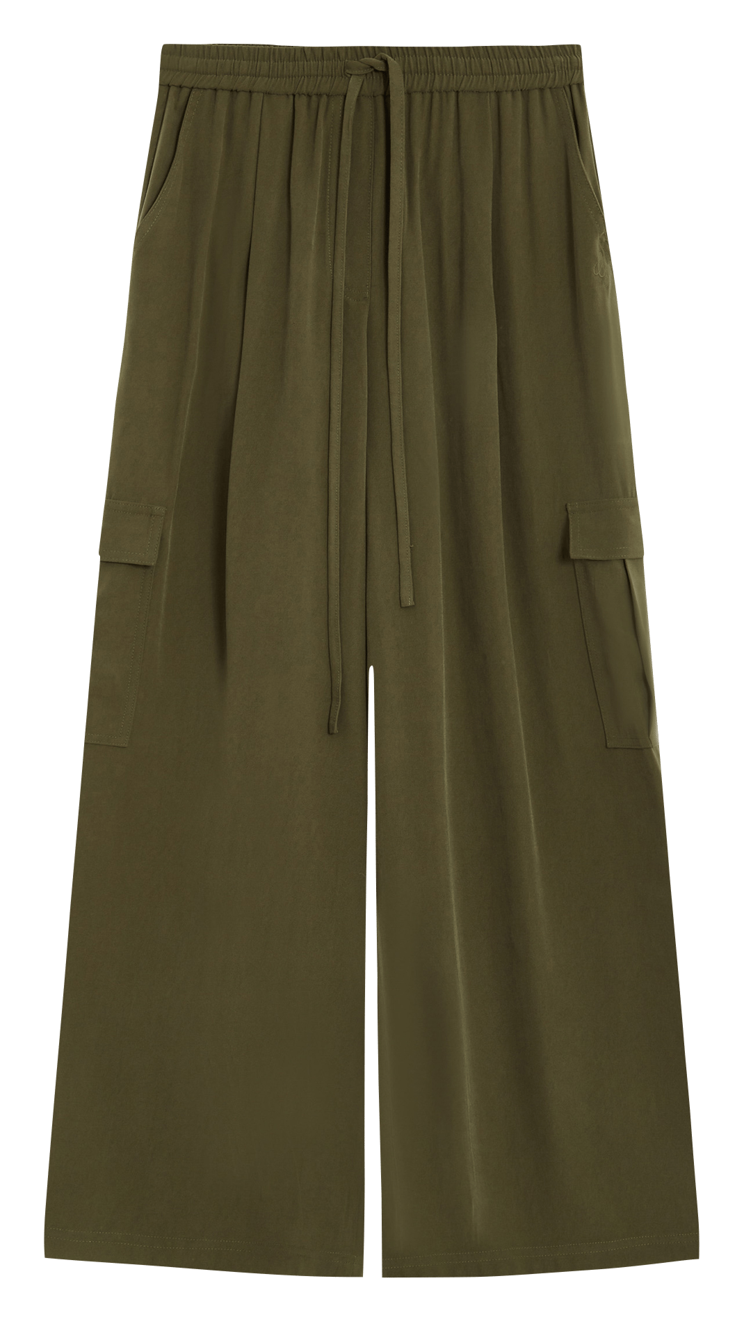 Wide-leg pants GRACE ET MILA Green