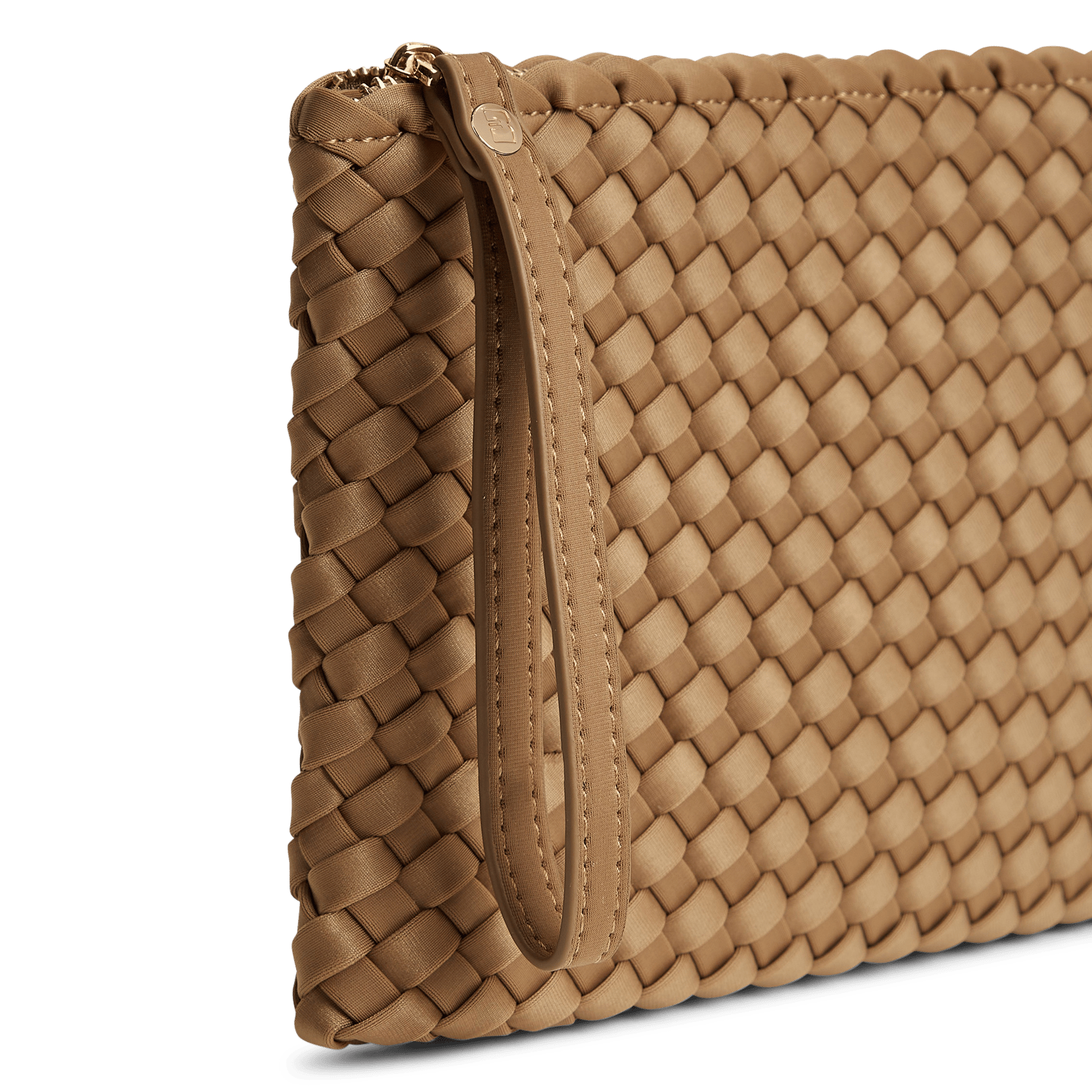 Gevlochten ritsetui MARREA Beige