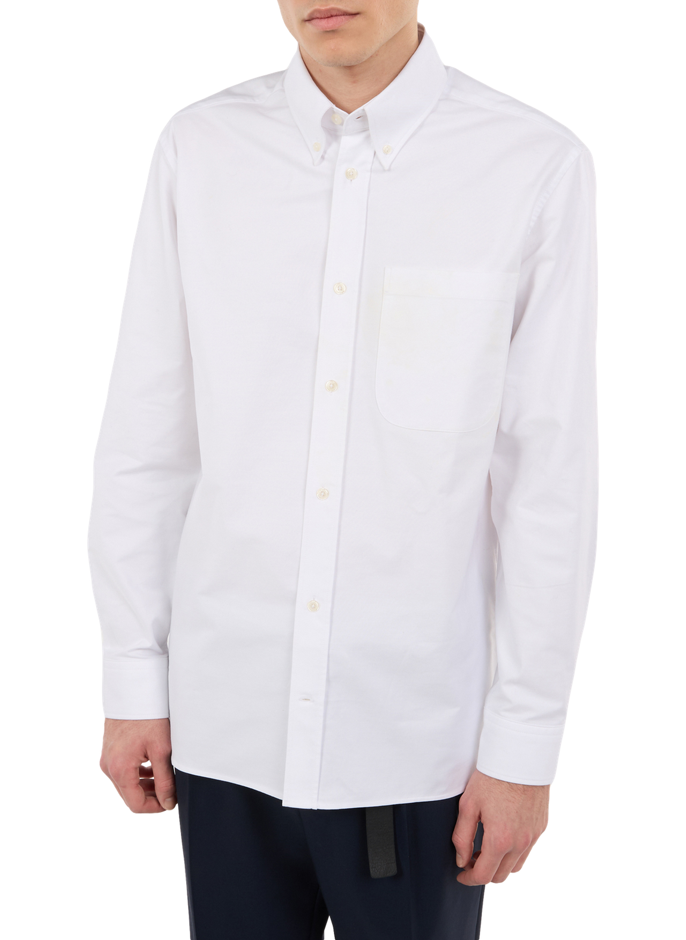 Cotton amen shirt. SAISON 1865 White