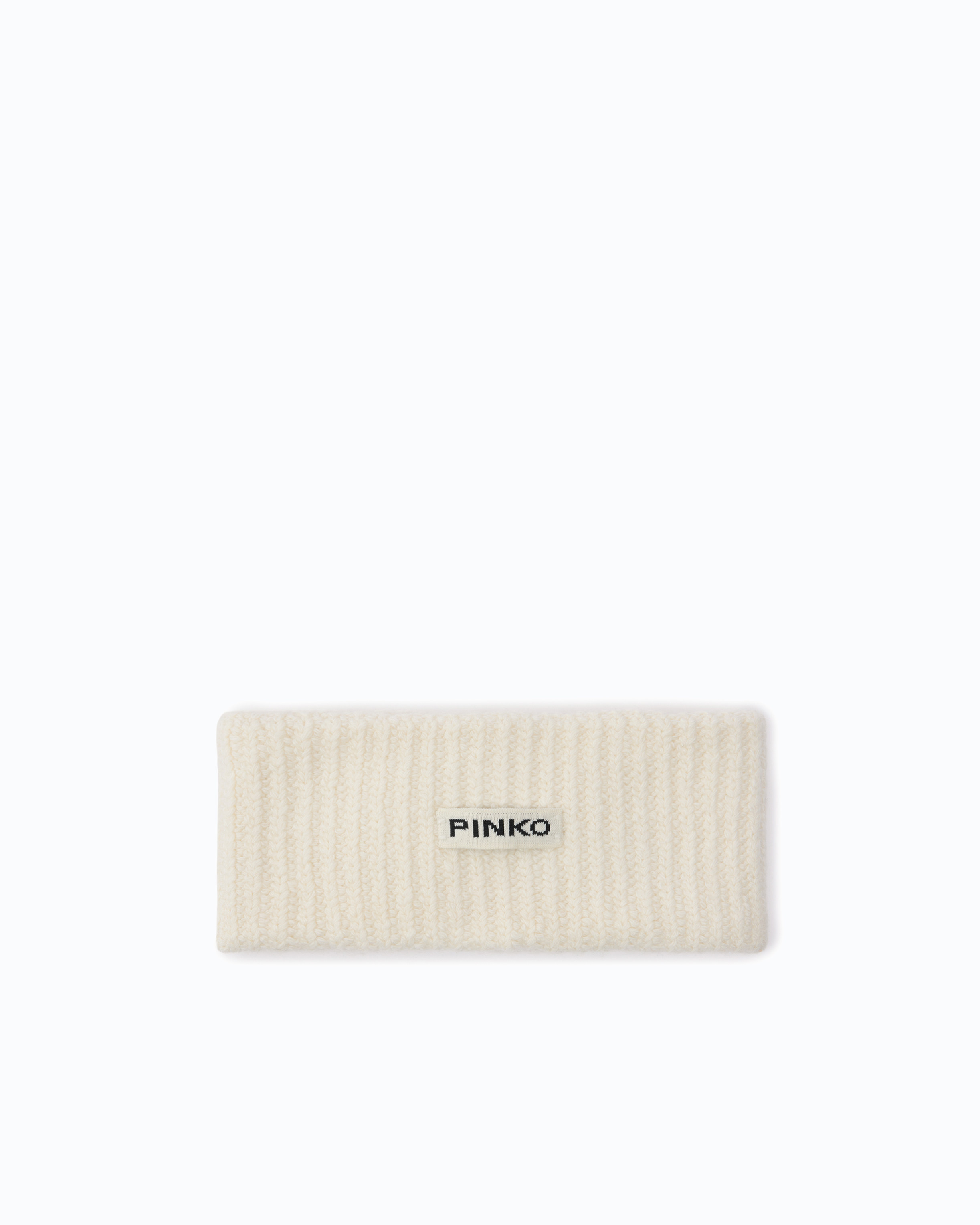 Bandeau pour cheveux à logo pinko PINKO Blanc