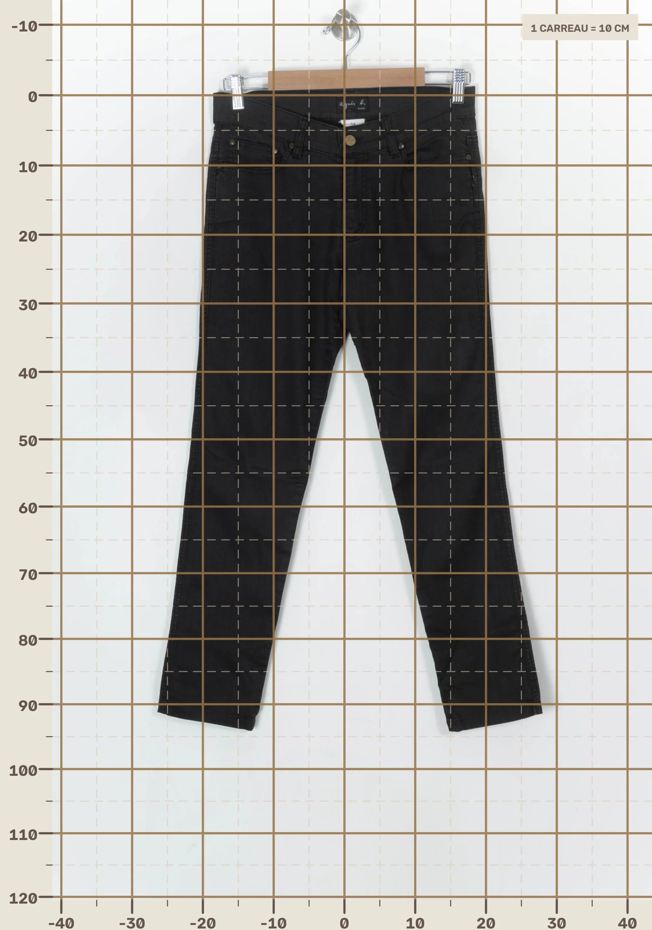 Jeans AGNES B. - Seconde Main Black