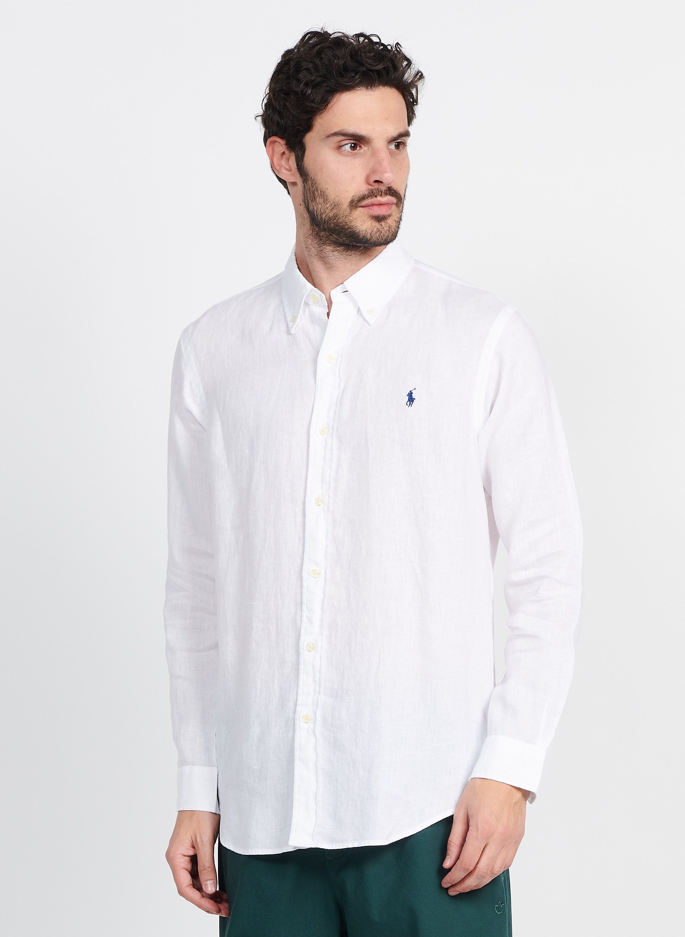 Chemise lin best sale ralph lauren homme