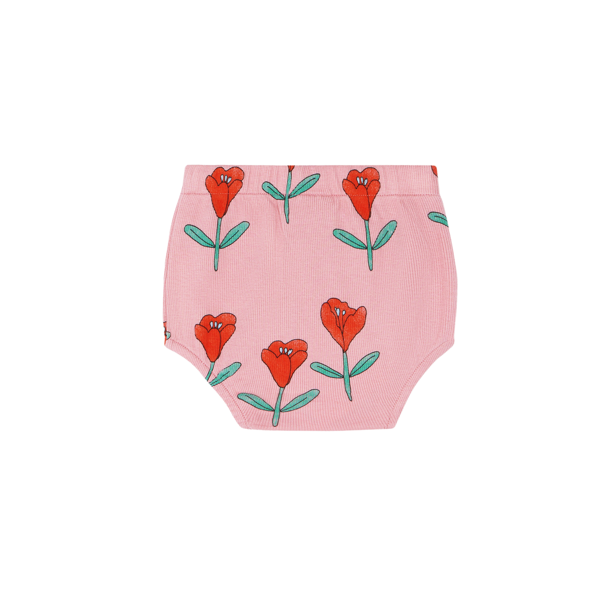 Bloomer imprimé tulipes all-over en coton THE CAMPAMENTO Rose